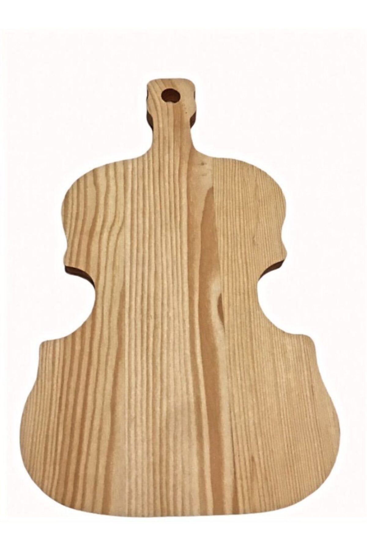 Wood&More Ahşap Et - Sebze - Ekmek Doğrama Ve Kesme Tahtası Keman Motifli 21x31
