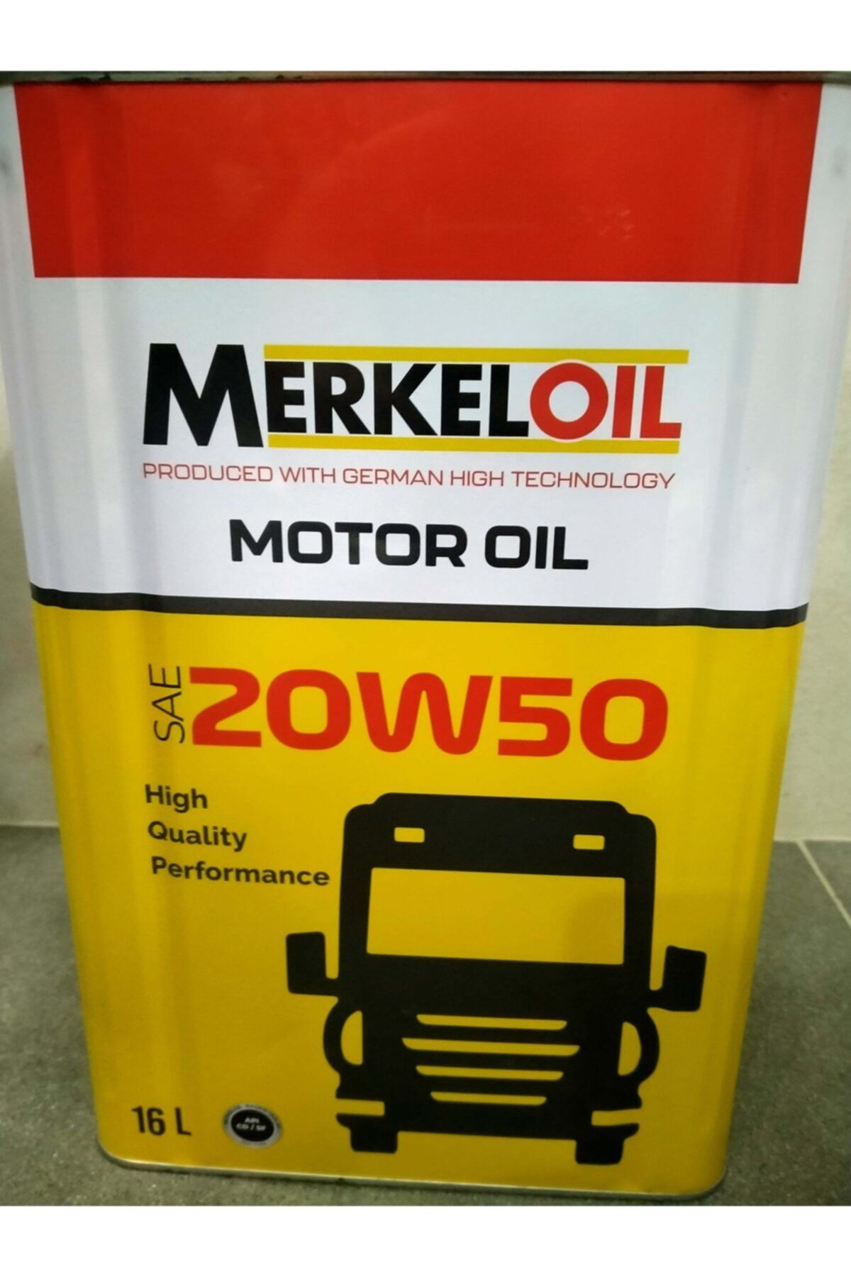 MERKELOİL 20 50 Yağ 14 kg 16 l Teneke