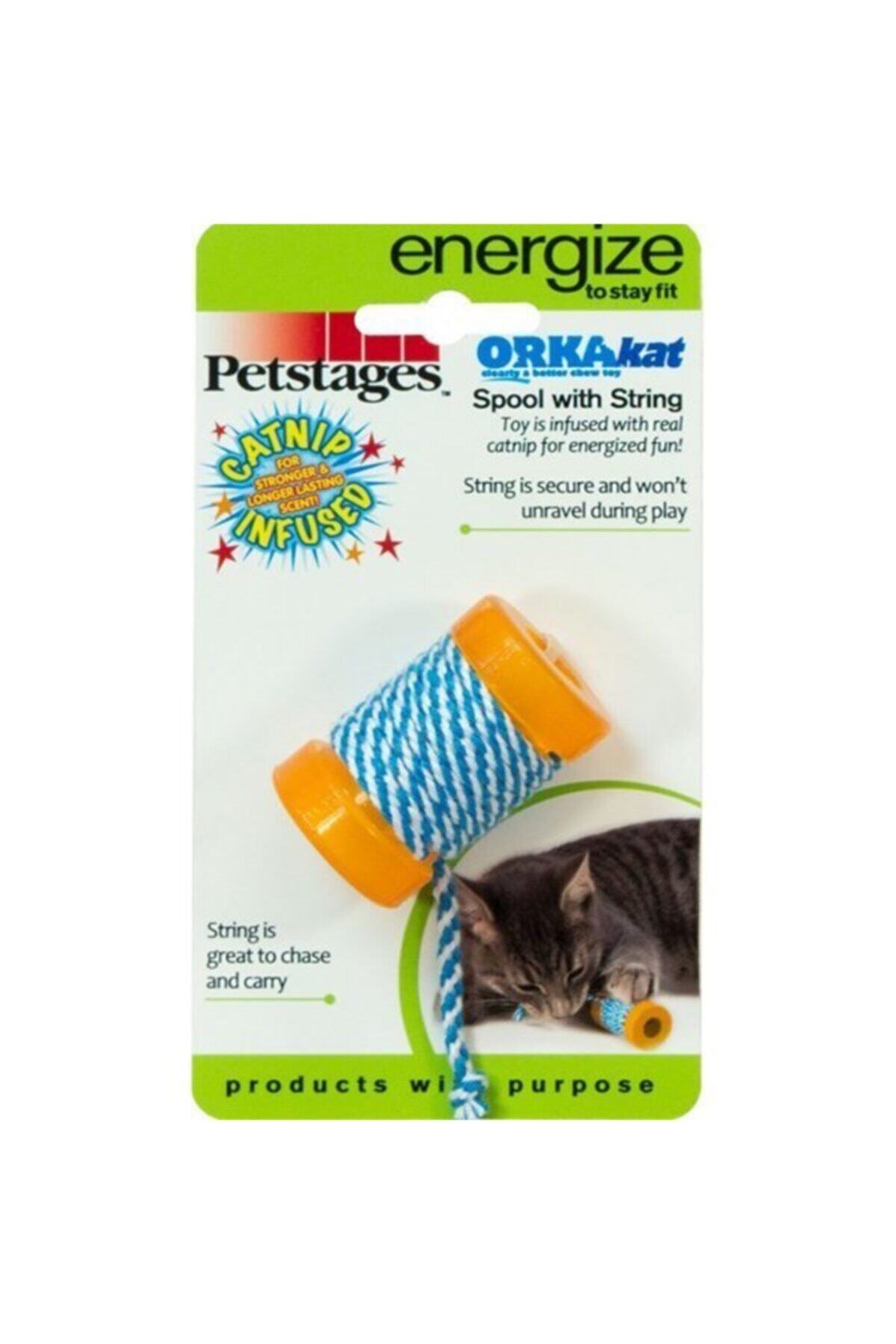 PetStages Orkakat Catnip Ipli Makara Kedi Oyuncağı