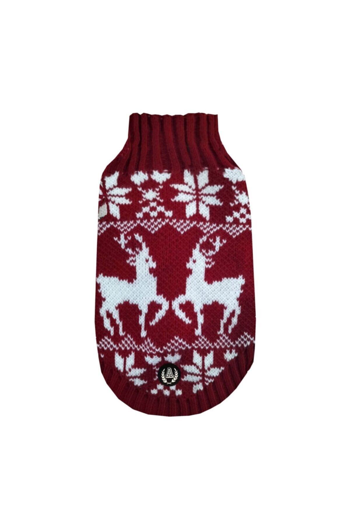 Alphadog Design Noel Red Köpek Kazak Kırmızı