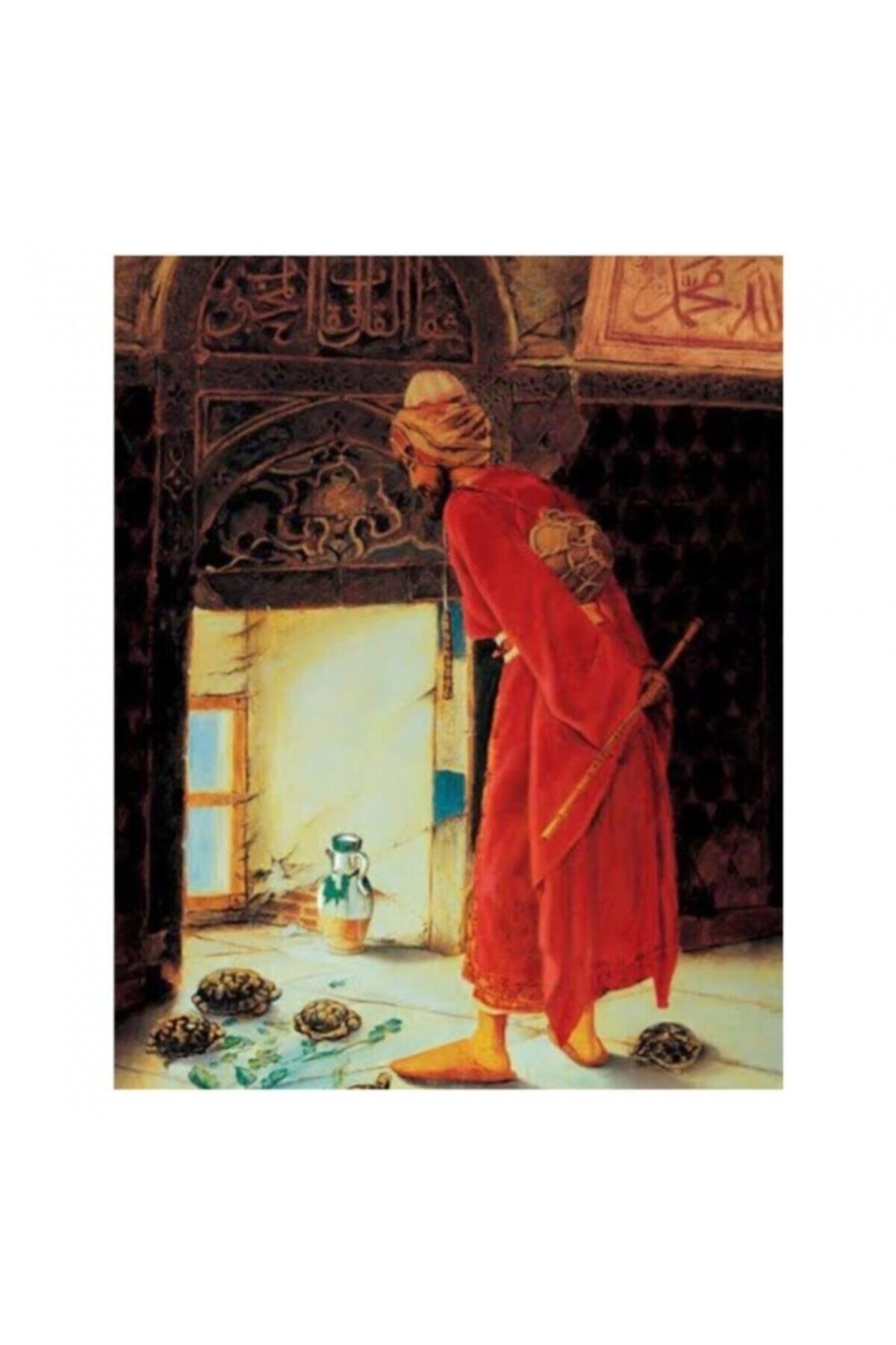 Fupe Shop Kaplumbağa Terbiyecisi Sayılarla Boyama Seti Kasnaklı 90 X 110 Cm