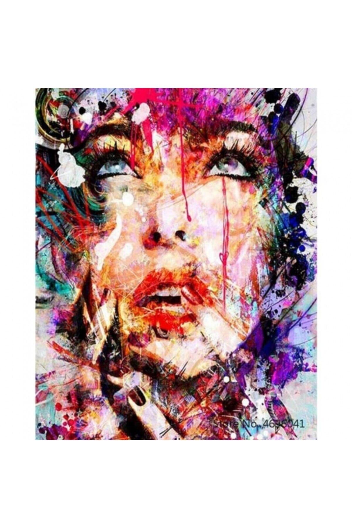 Fupe Shop Renkli Düş Sayılarla Boyama Seti Kasnaklı 90 X 110 Cm