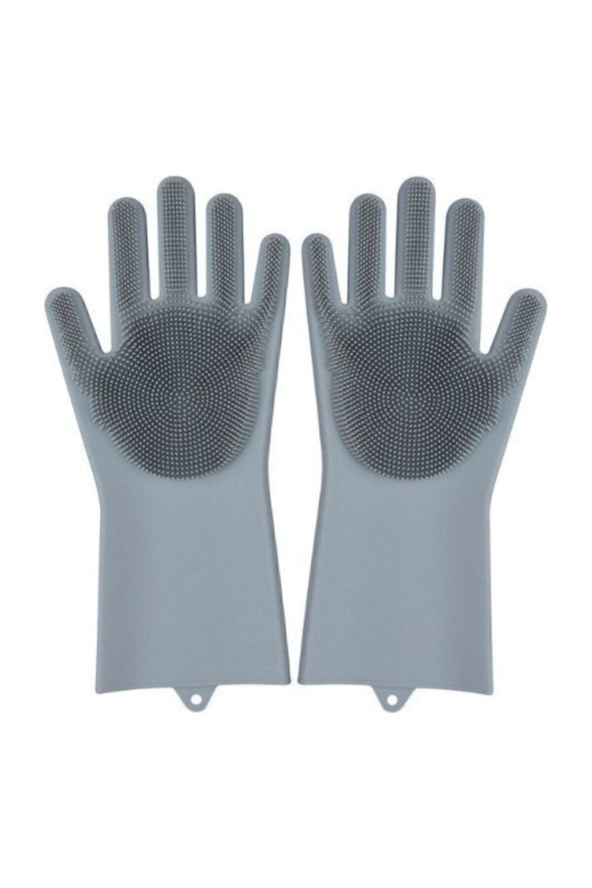 1001Hediye Magic Gloves Sihirli Bulaşık Eldiveni Mutfak Banyo Temizleme Fırçası Oto Ev Işkarışı Renk