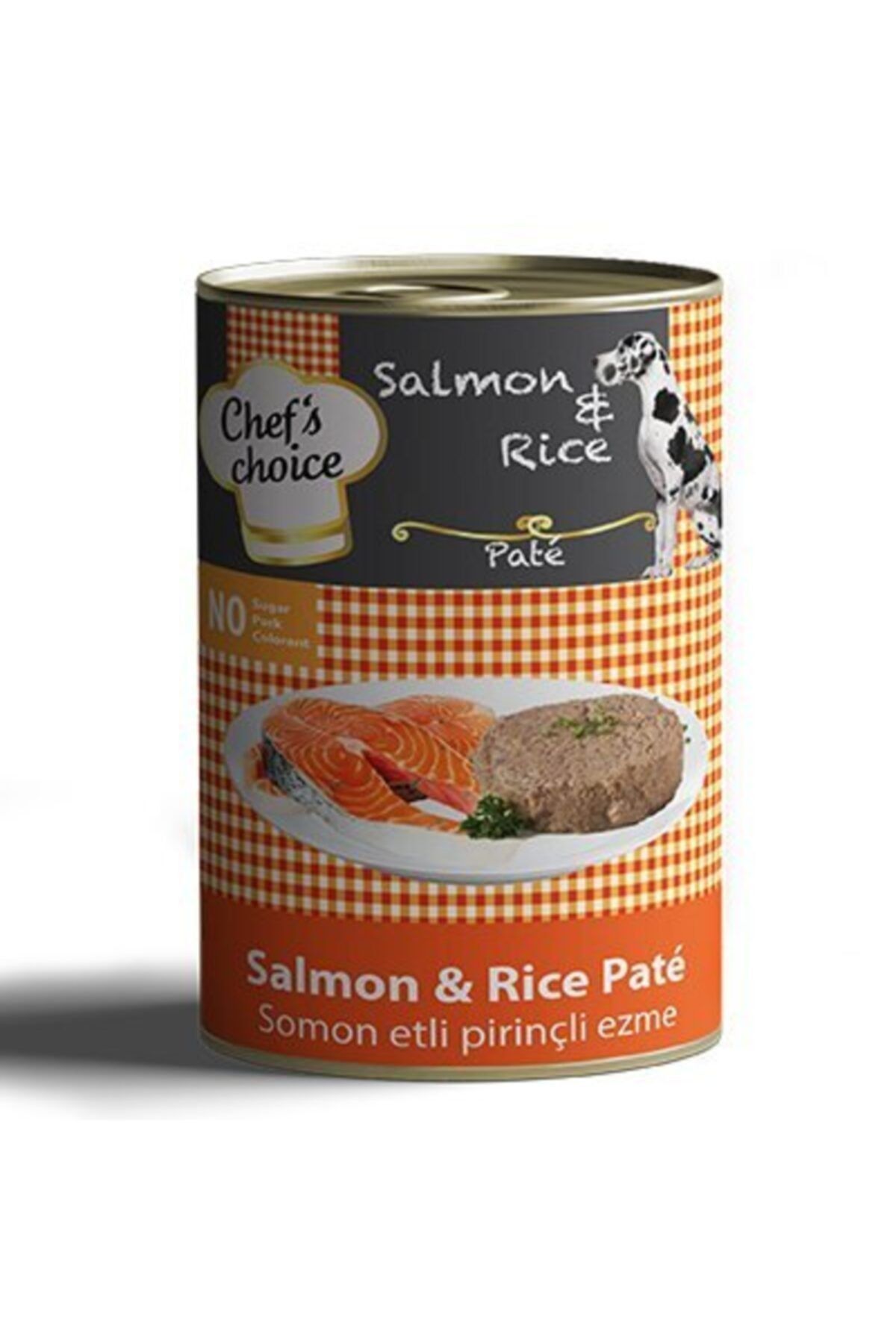Chefs Choice Somonlu ve Pirinçli Konserve Köpek Maması 400 gr