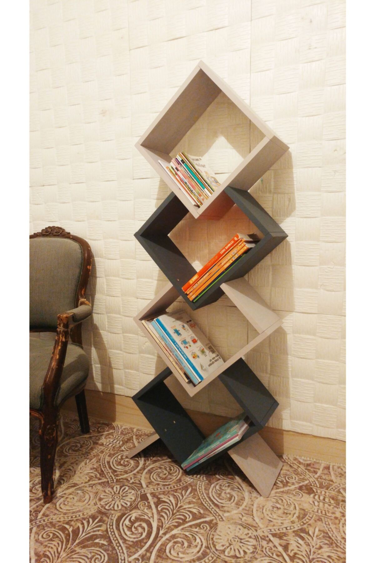 egetel Dekoratif Kitaplık Raf