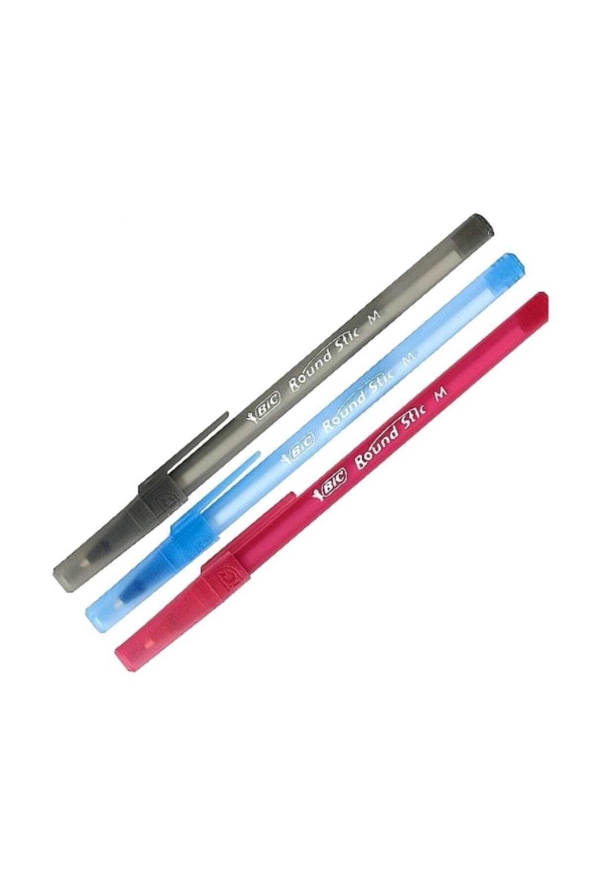 Bic 921403 Siyah Round Stıc Tükenmez Kalem 60lı