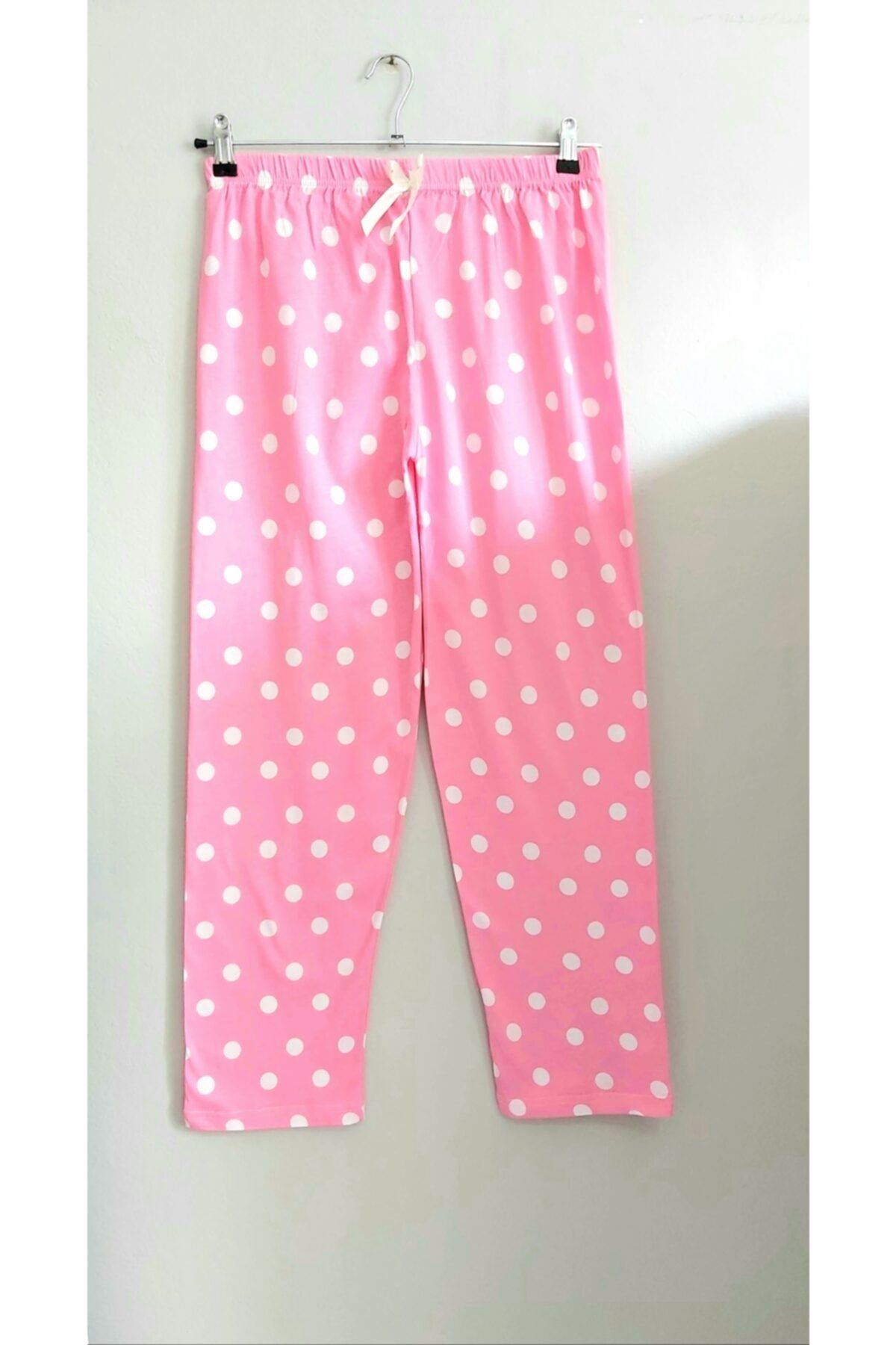 HAYAL Pijama Altı , Penye Pembe Puanlı