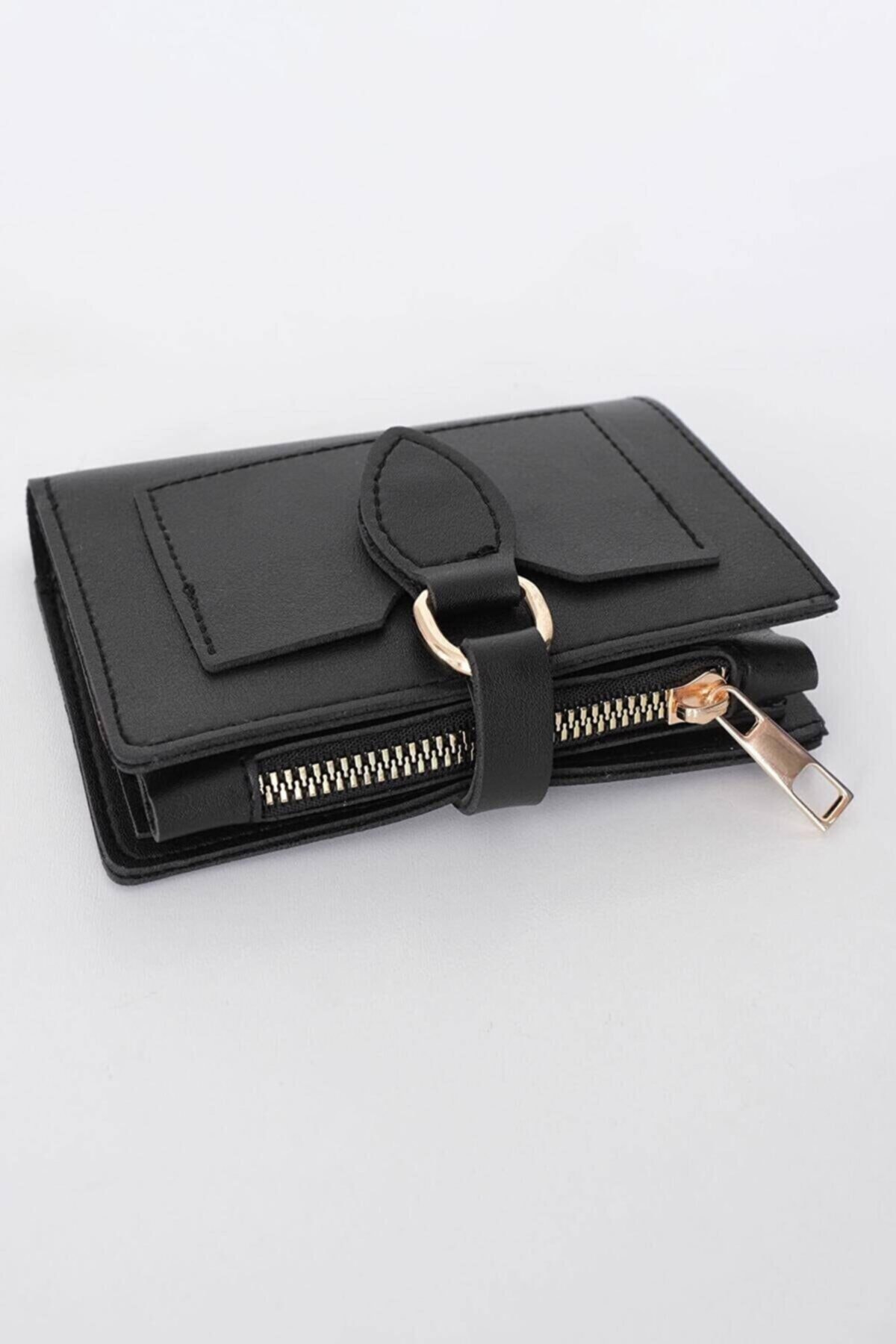 Aqua Di Polo 1987 Kadın Siyah Cüzdan Apbb002001