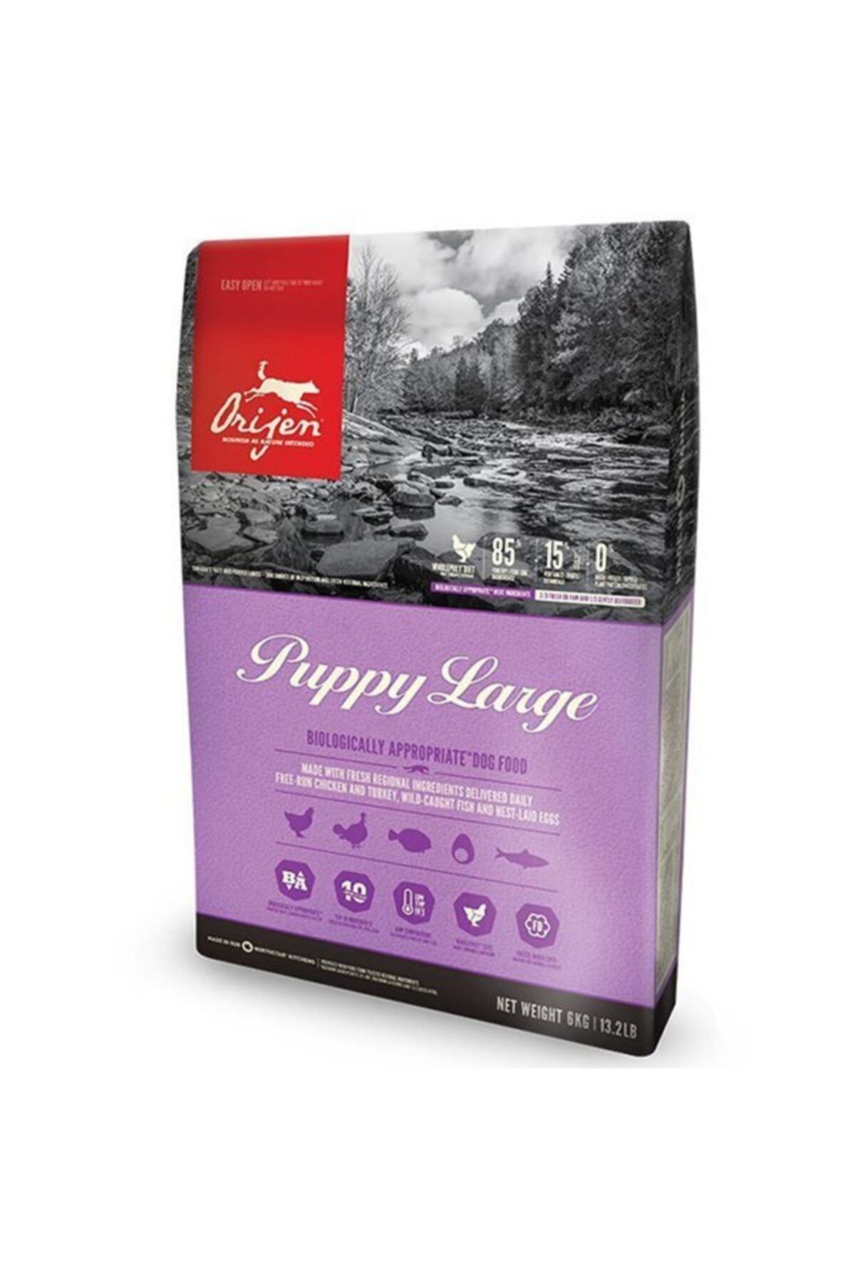 Orijen Puppy Large Tahılsız Tavuklu Yavru Köpek Maması 6 Kg