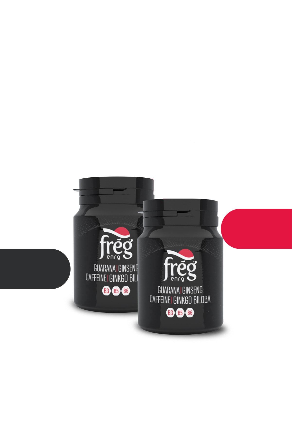 Frêg Freg Kafeinli Vitaminli Enerji Sakızı 2'li Başlangıç Paketi / Şekersiz Ve Nane Aromalı