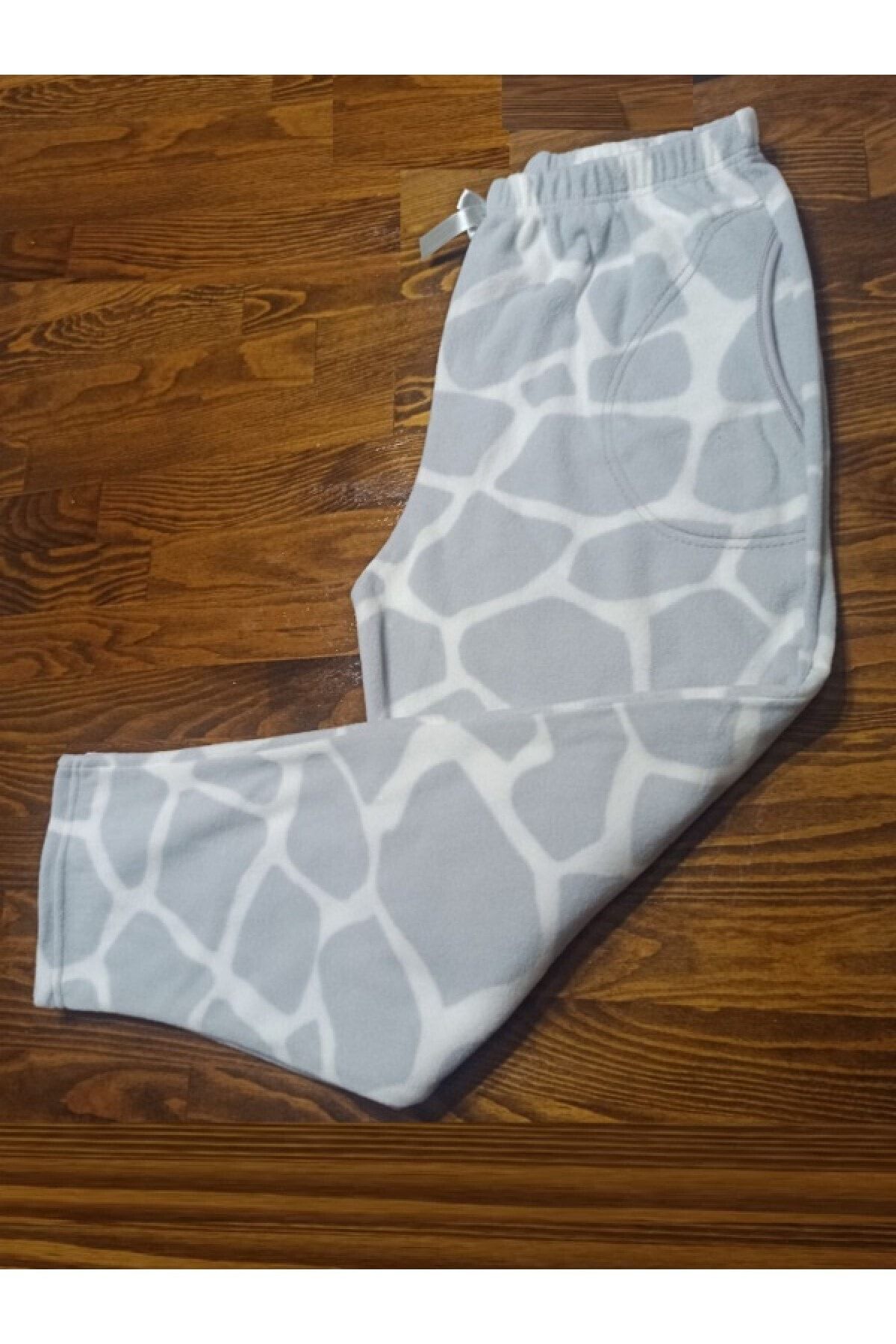 BAHHAR Büyük Beden , Cepli , Düz Paça , Welsoft Polar , Kadın Pijama Altı