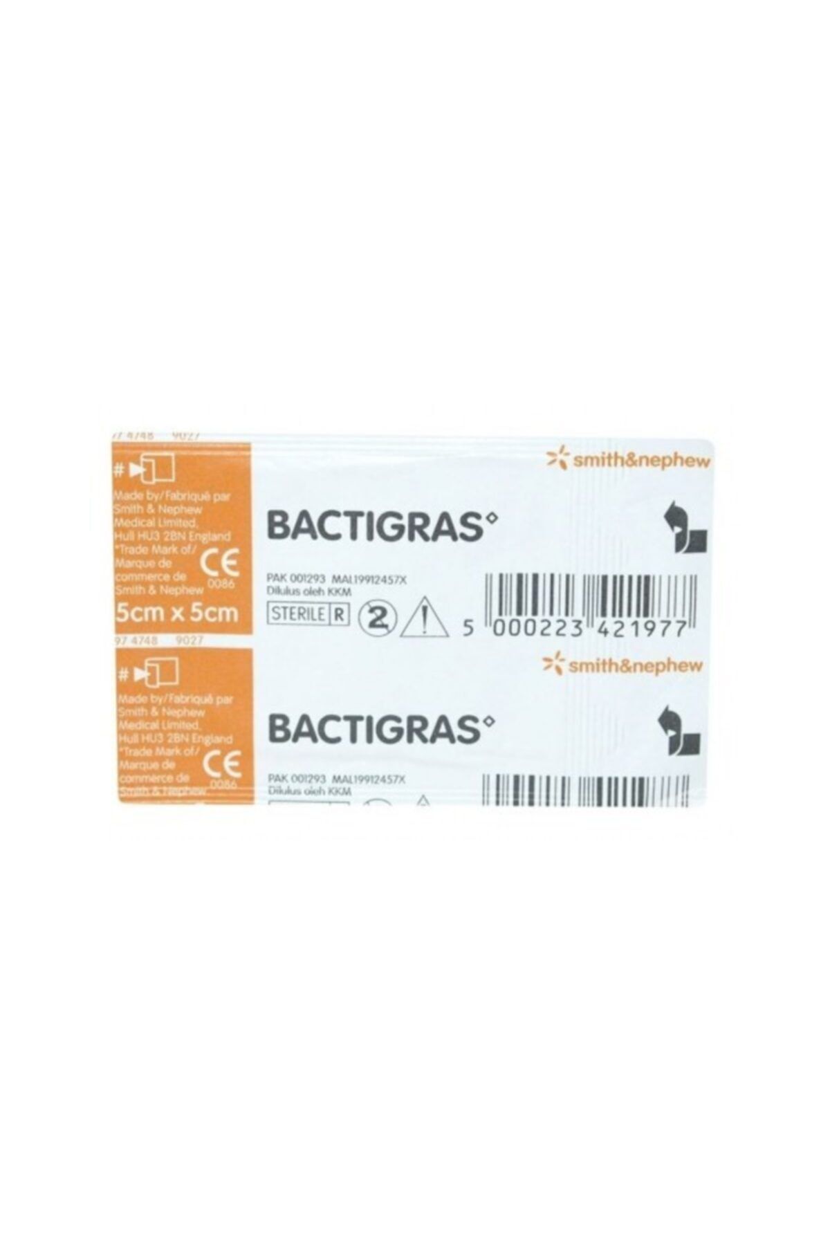 bactigras 5*5 Cm Antiseptik Sargı Yara Bakım Örtüsü