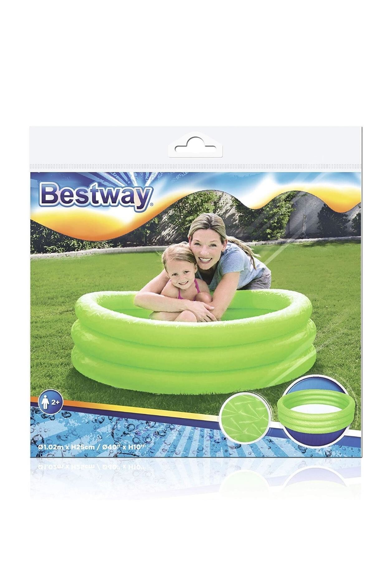 BESTWAY Havuz 3 Bolme Renklı 102x25 cm 12