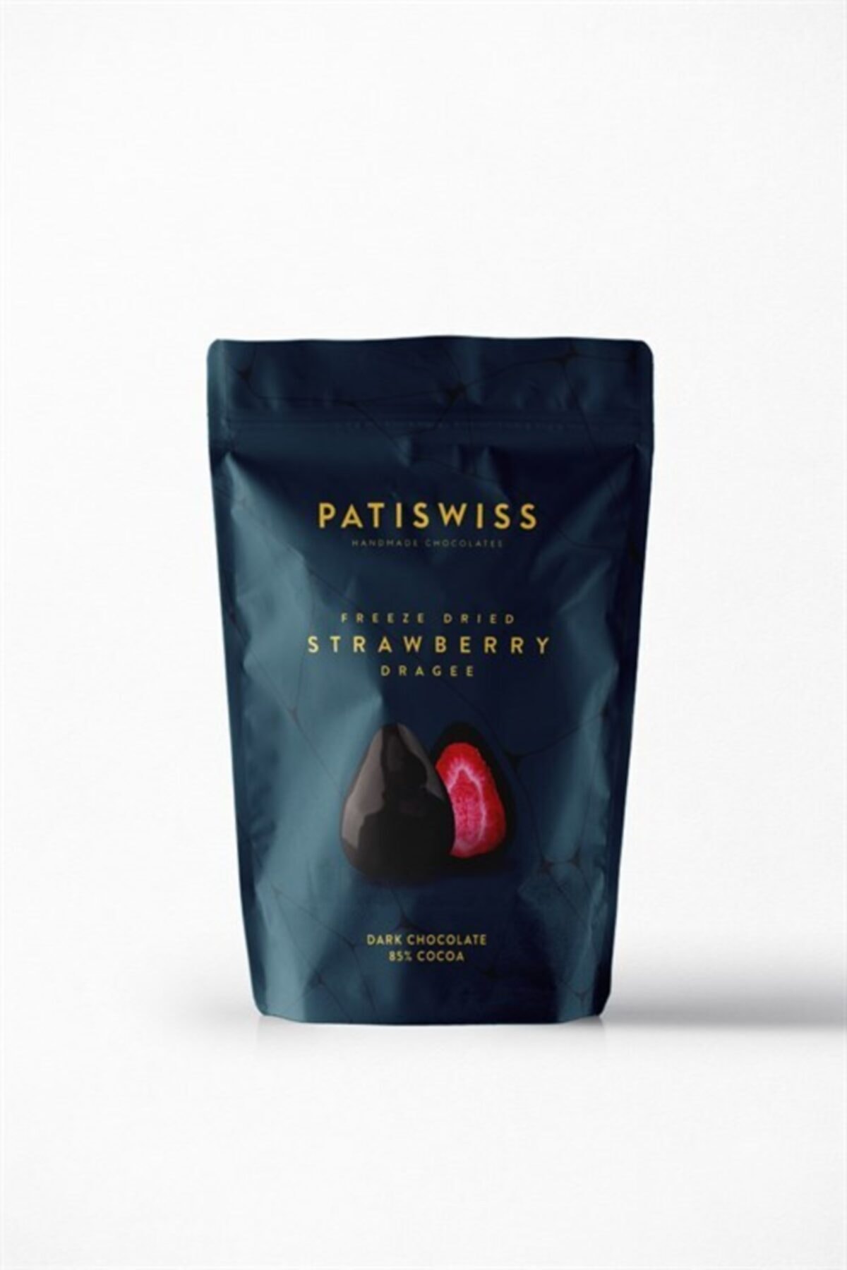 Patiswiss Bitter Çikolatalı %85 Kakao Çilek Draje