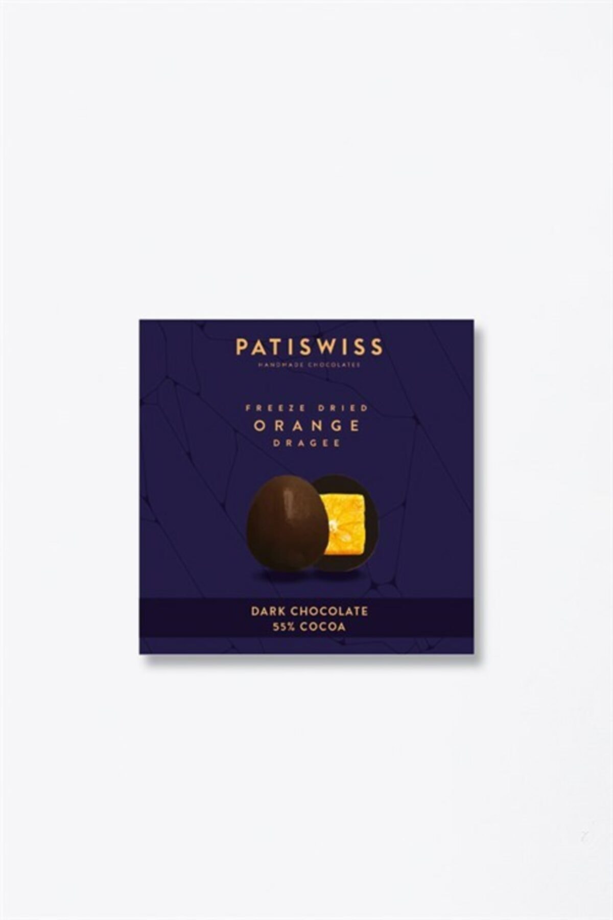 Patiswiss Küp Kutu Serisi Kurutulmuş Portakallı Bitter Draje 1 Adet 100 G