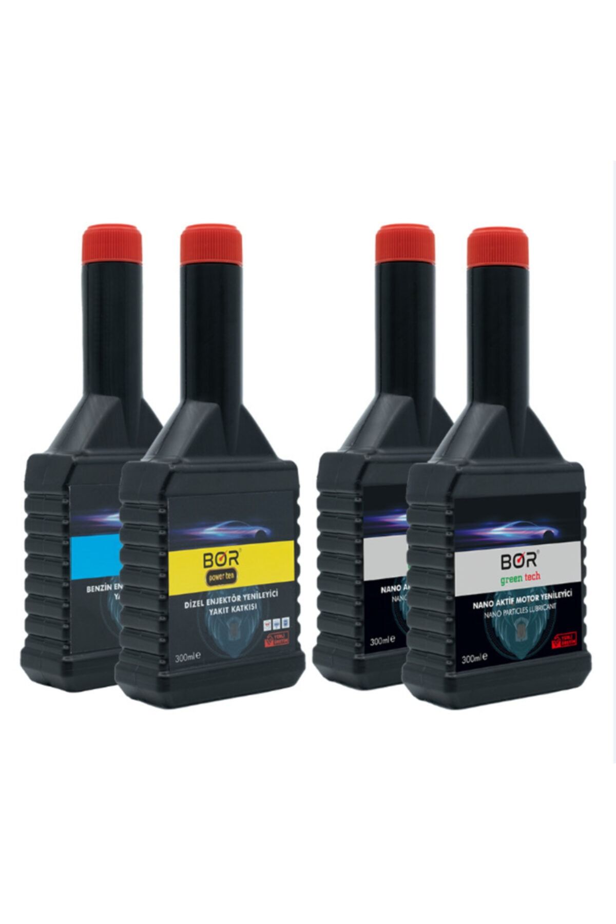 Powerten Nano Aktif Bor Motor Koruyucu Dizel I 4 Lü Set