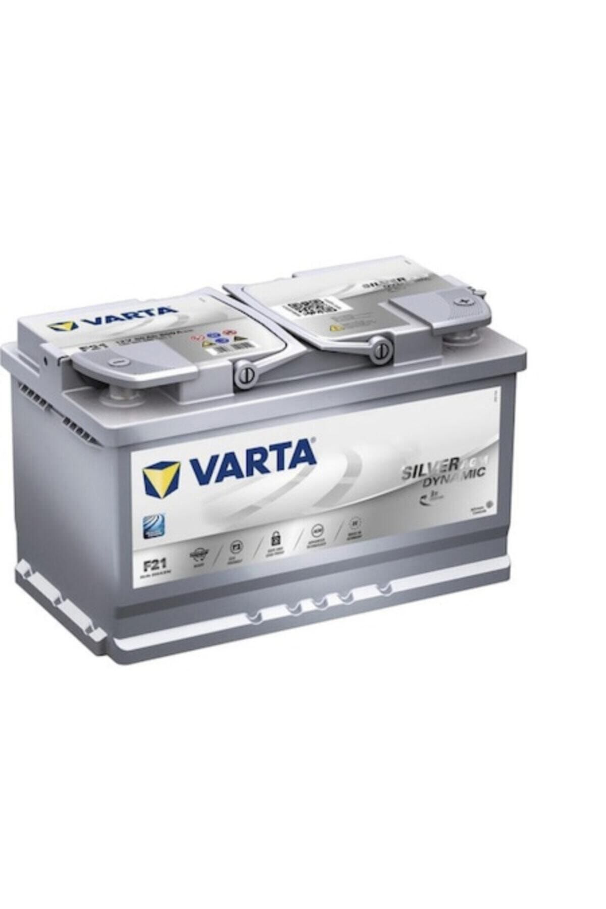 Varta 12 Volt 80 Amper Akü Agm F21 Start Stop Üretim: 2021