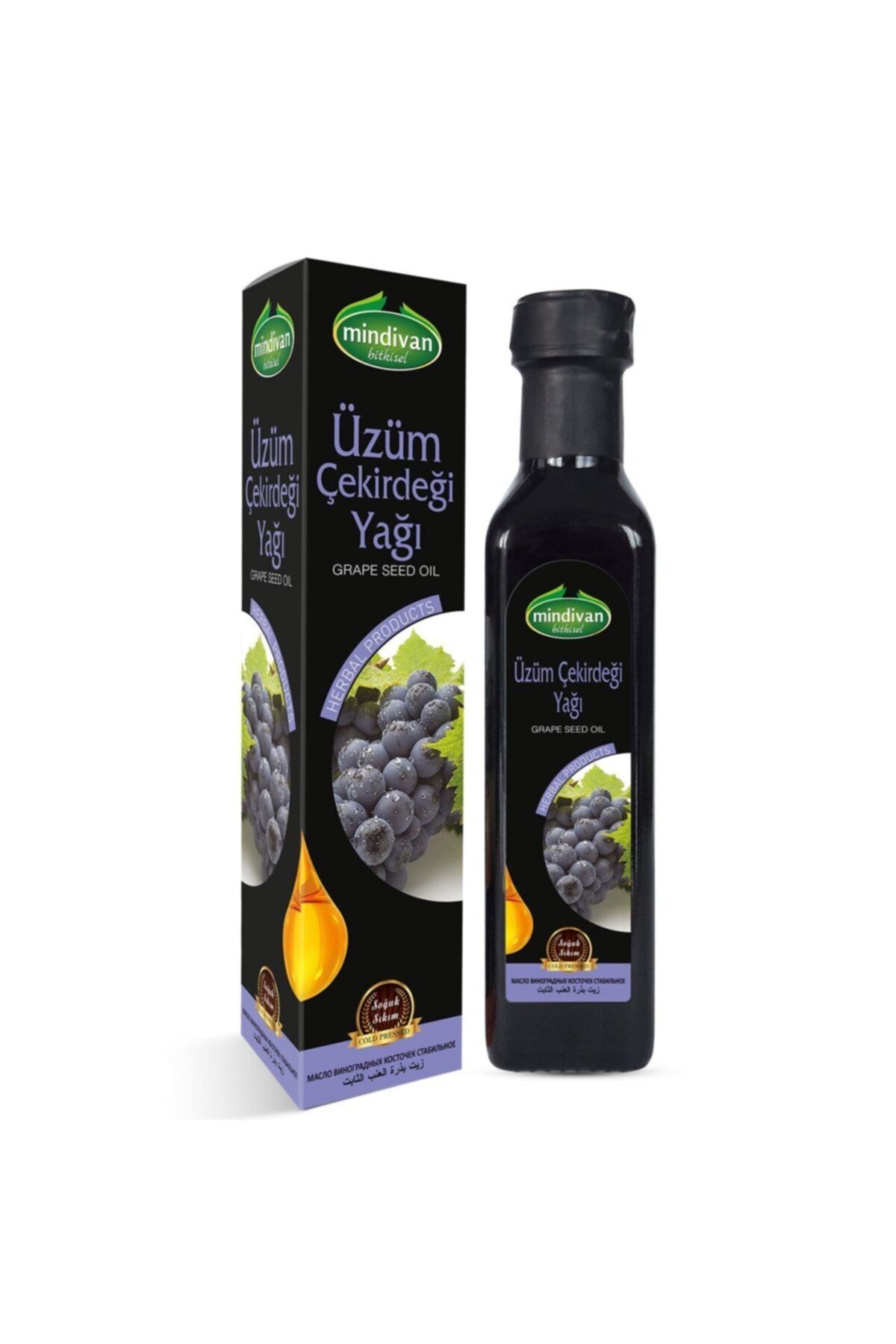 Mindivan Üzüm Çekirdeği Yağı 250 Ml