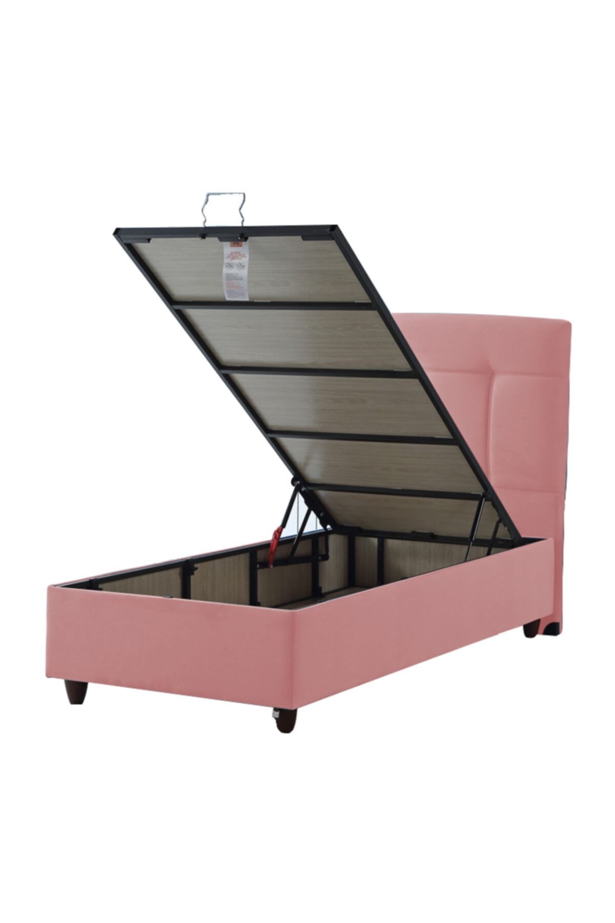 ipek mobilya Manolya Baza Ve Başlık Seti Tek Kişilik 90x190 ( Pembe )