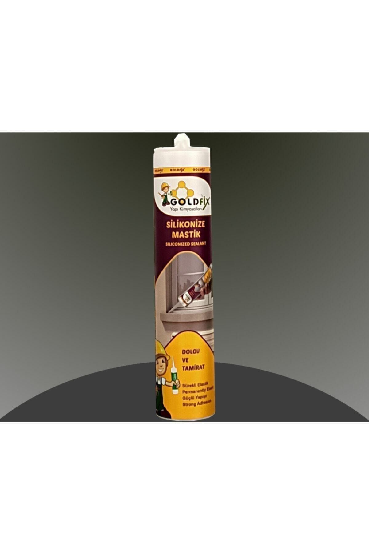 GOLDFİX Silikonize Mastik Beyaz 450 gr.