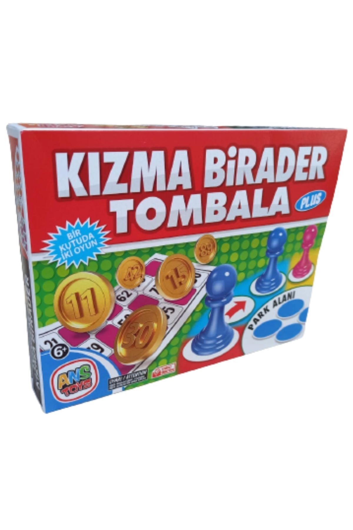 Oyun ve Sanat Kızma Birader Tombala 2 Oyun Tek Kutu - Tatil Eğlence Oyunları