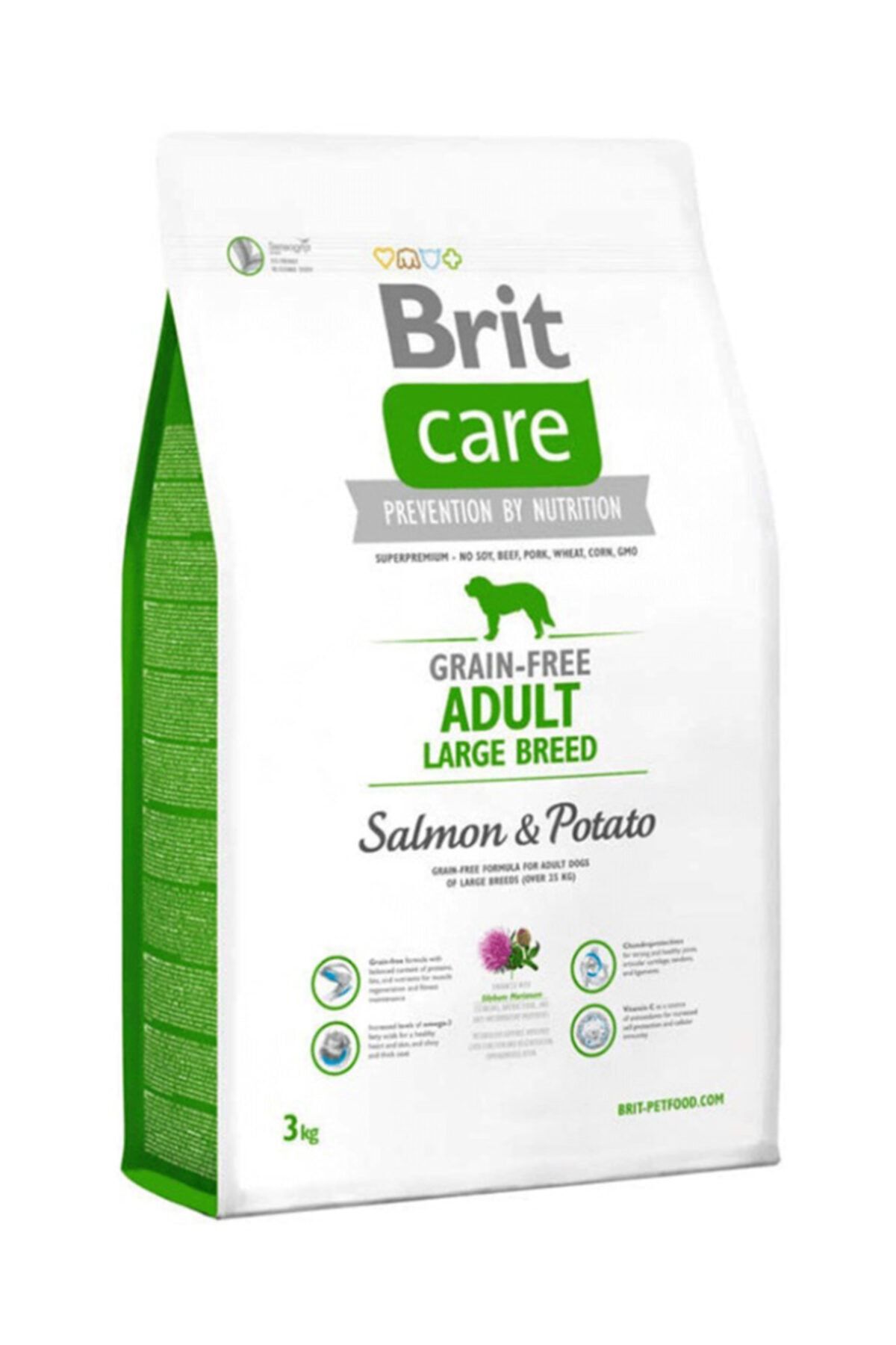 Brit Care Somonlu & Patatesli Tahılsız Köpek Maması 3 Kg