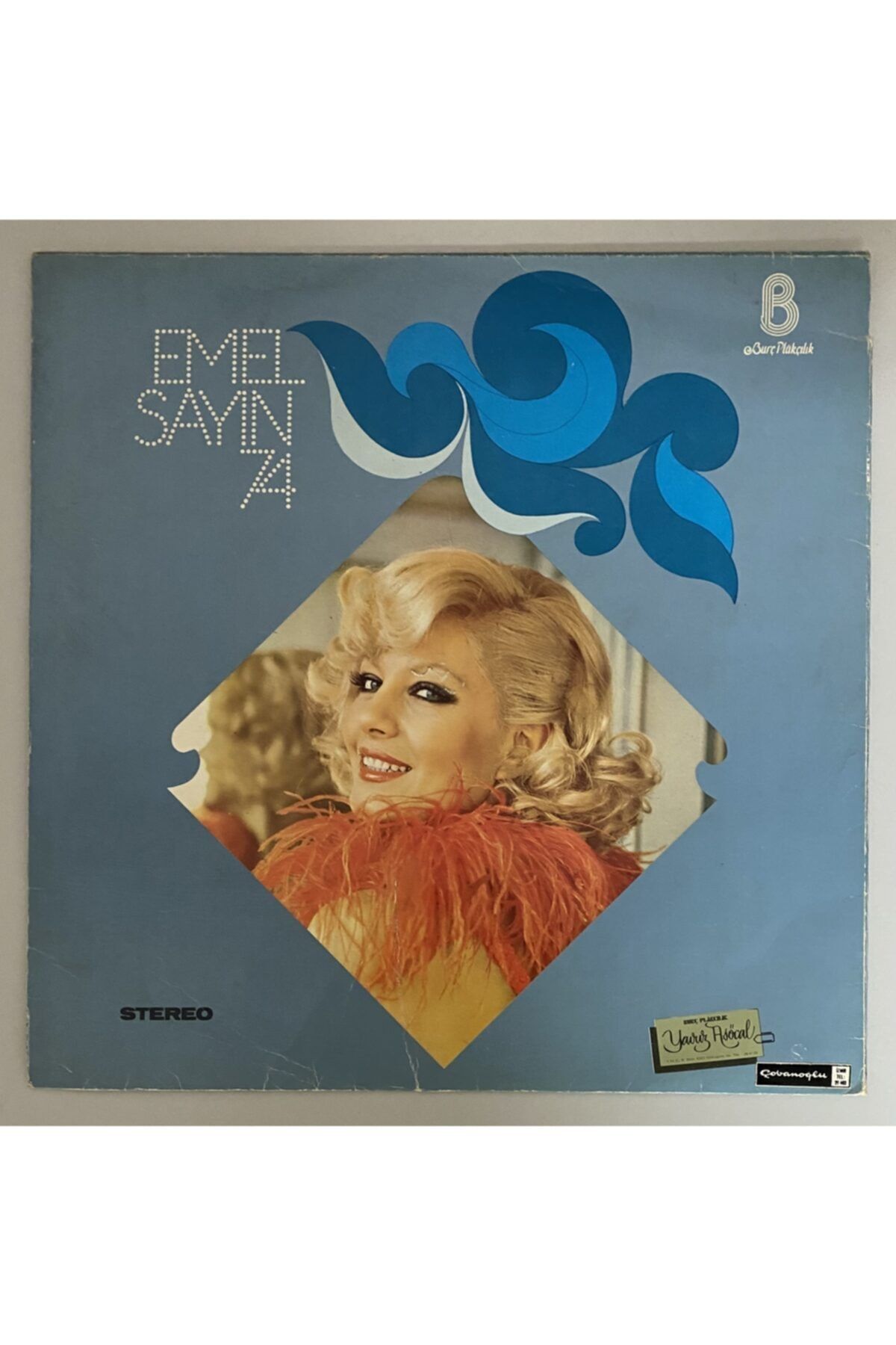 Plakevi İzmir Emel Sayın 1974 Lp (dönem Baskı)