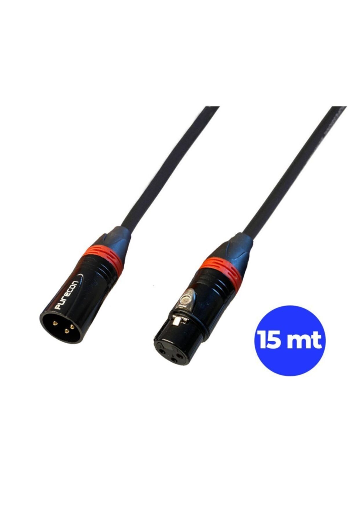 Purecon Xlr(f) - Xlr(m) Balanslı Sinyal Kablosu 15 Metre