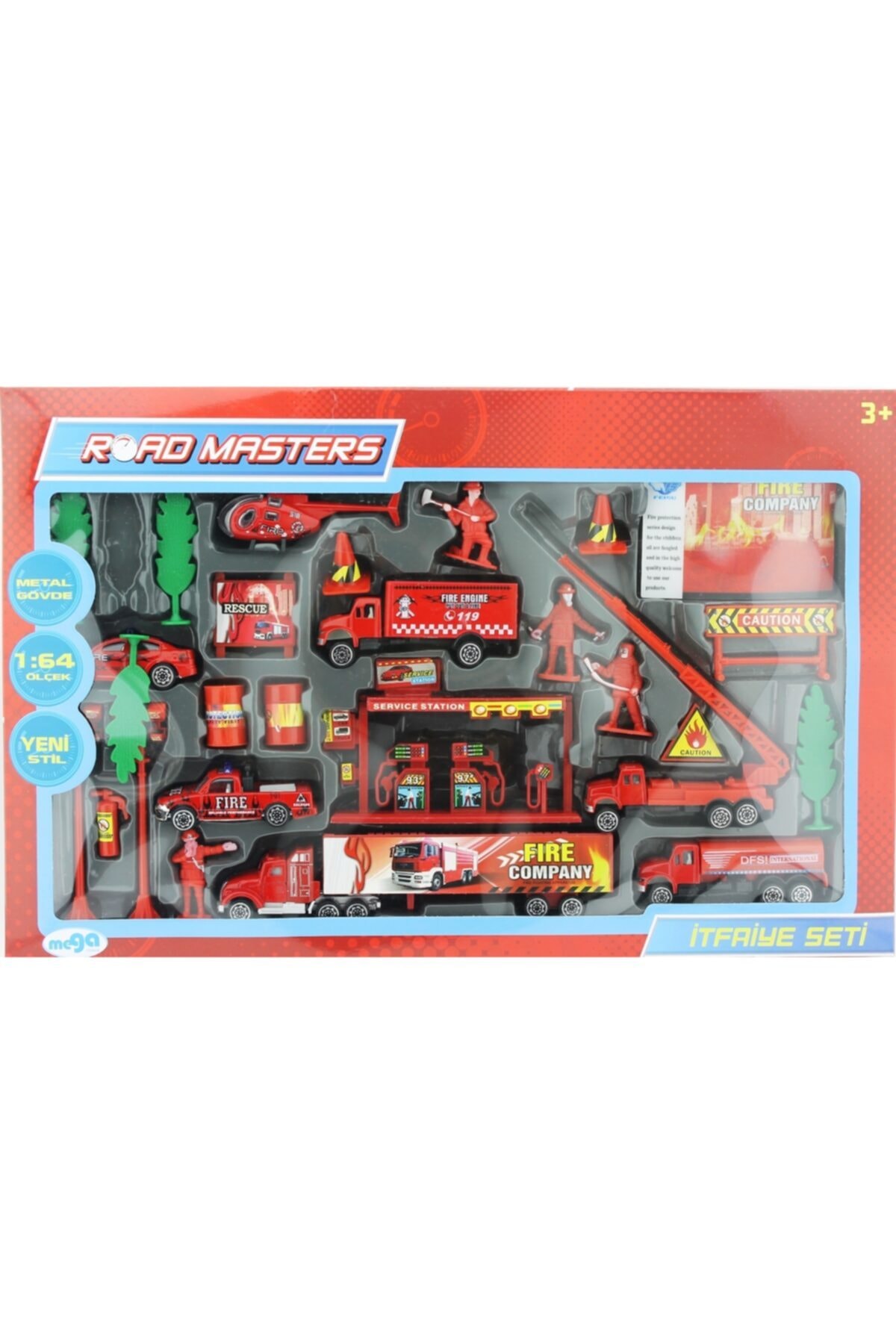 MEGA Tırlı Metal Itfaiye Seti