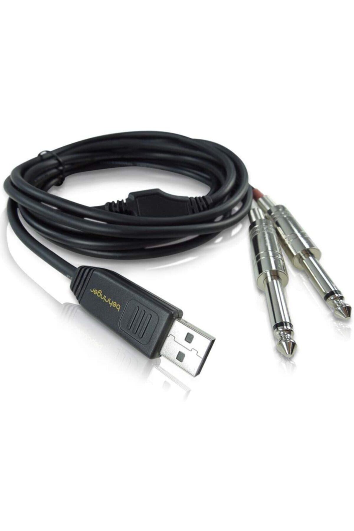 Behringer Lıne 2usb Stereo 1/4'' Line In Usb Ses Kartı Kablosu Uyumlu