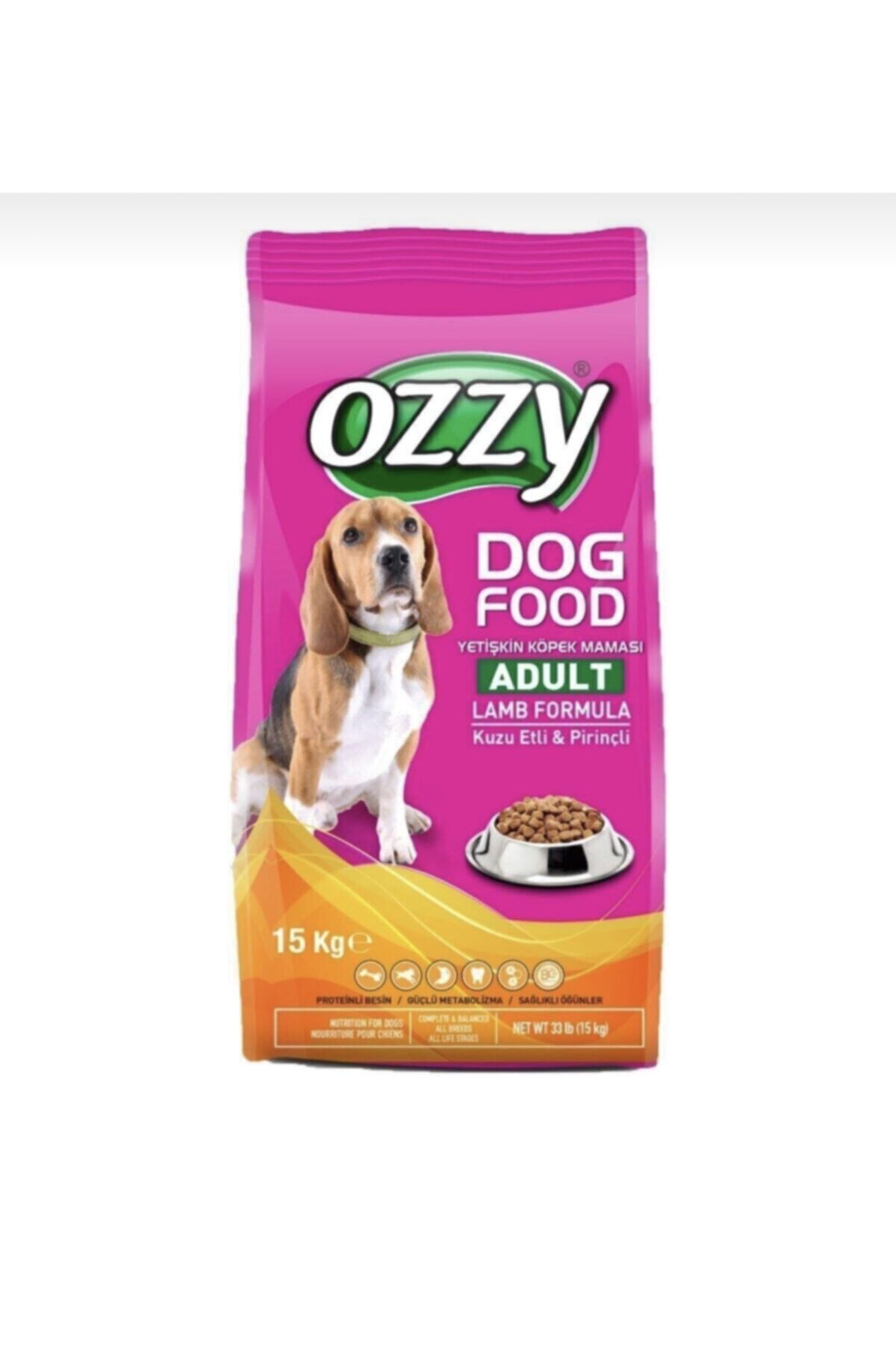 Ozzy Kuzu Etli Yetiskin Kopek Mamasi 15 Kg