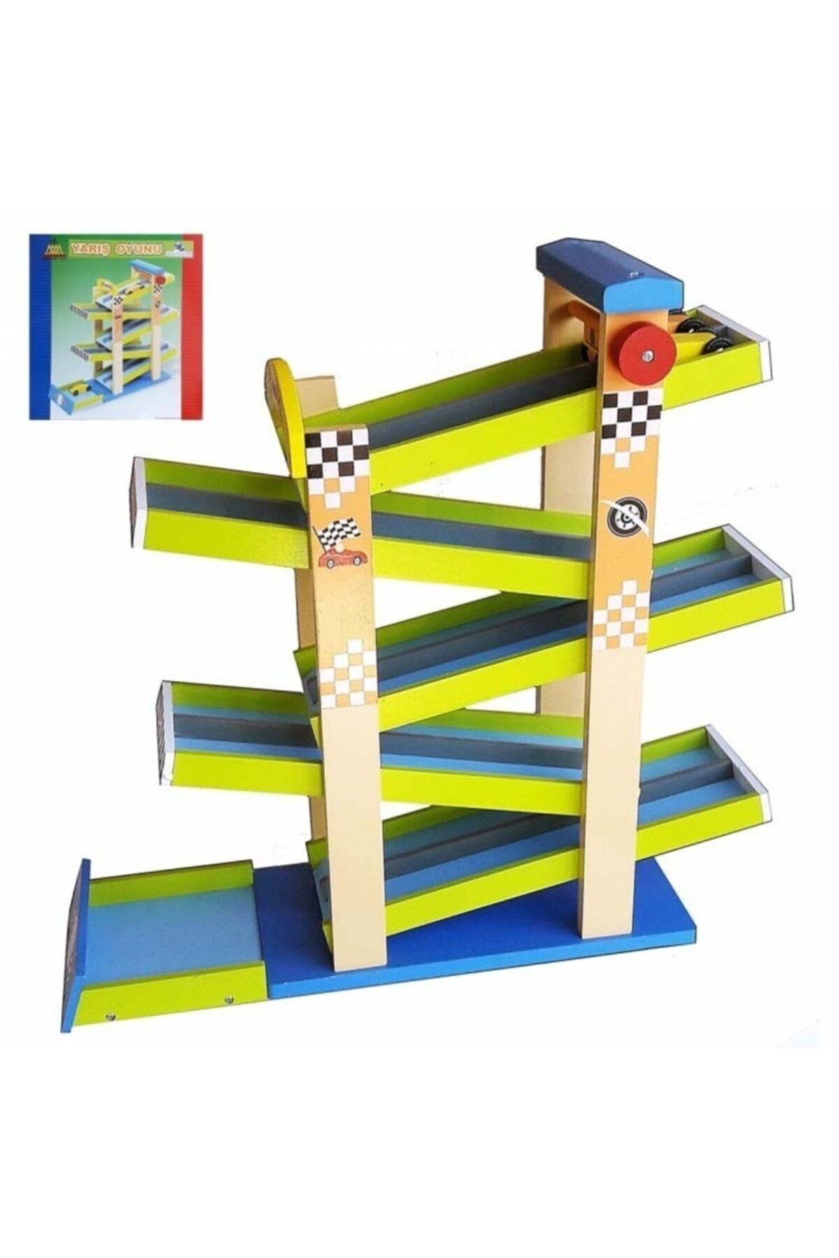 Burnis Toy 2022 Mentari Ahşap Yarış Oyunu (mt-3421) Yılbaşı