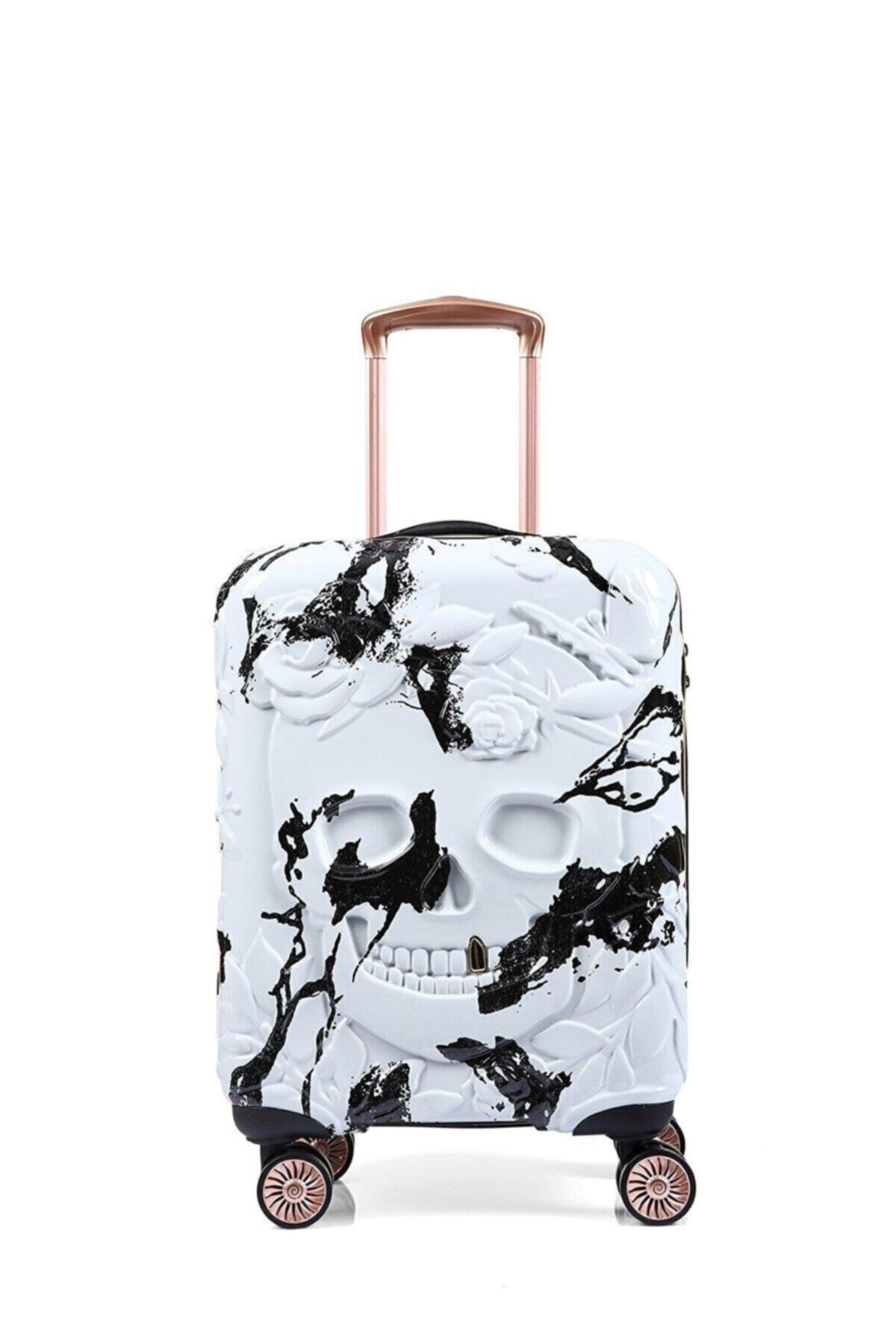 Trendsbag Travel Store Ortaboy Kuru Kafa Valiz - Beyaz