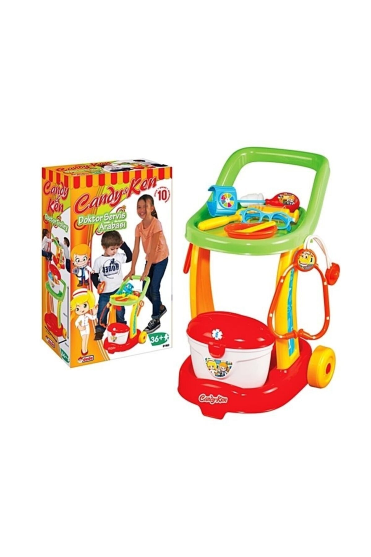 Burnis Toy Tekli Dede Candy Doktor Servis Arabası 1