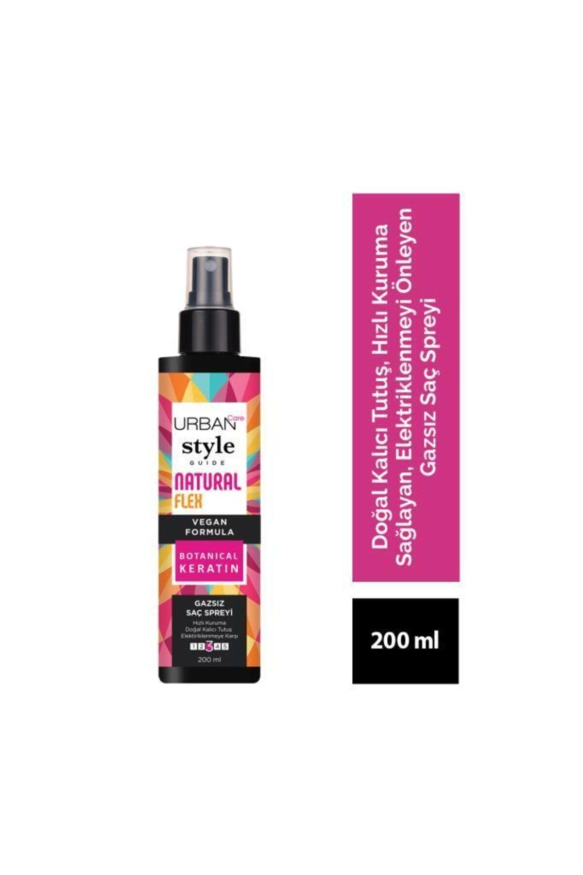 Urban Care Style Guide Natural Flex Gazsız Saç Spreyi 200 ml