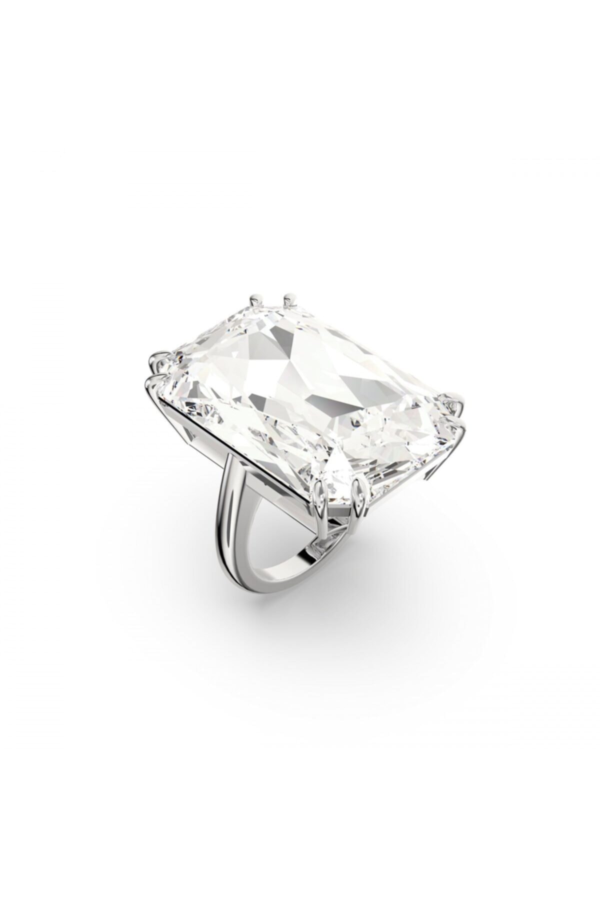 Swarovski Mesmera Oversized Crystal Yüzük, Beyaz, Rodyum Kaplama, 55, 5600858