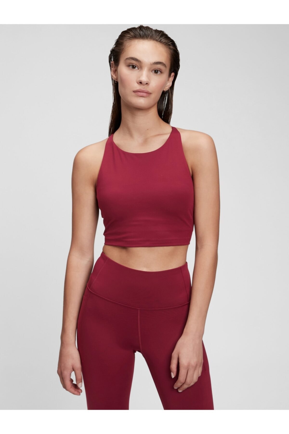 GAP Kadın Kırmızı Fit Geri Dönüştürülmüş Bralet