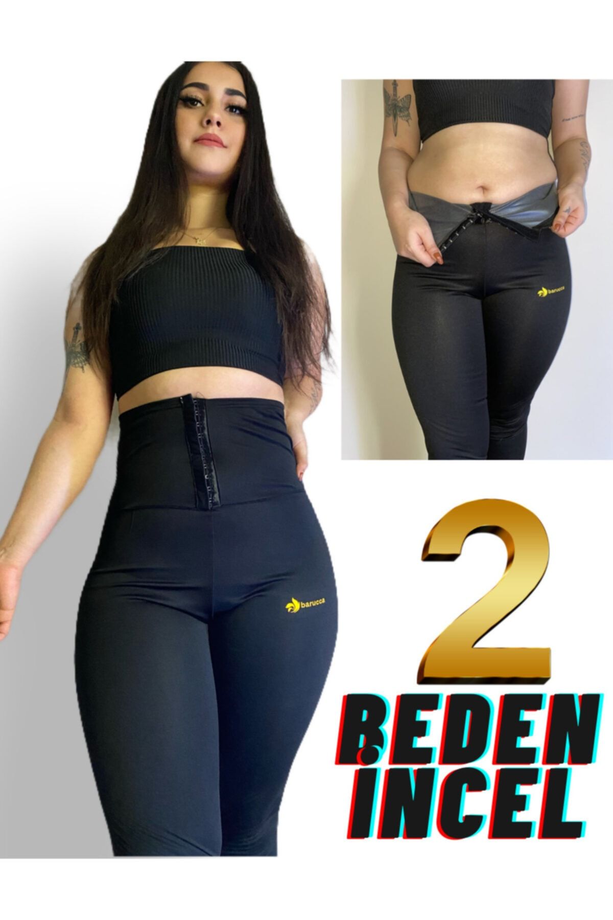 Melissa Korse Tayt Zayıflatan Ve Bel Incelten Kopçalı Agraflı Tayt