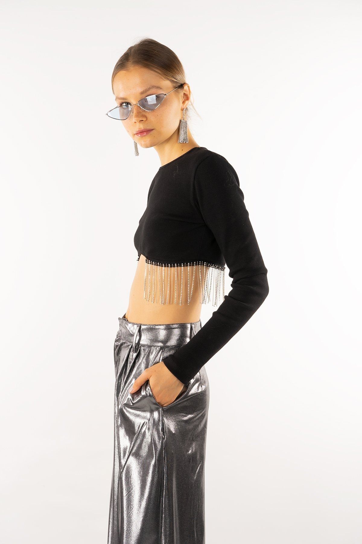 stafu Jennıfer Taslı Crop Top