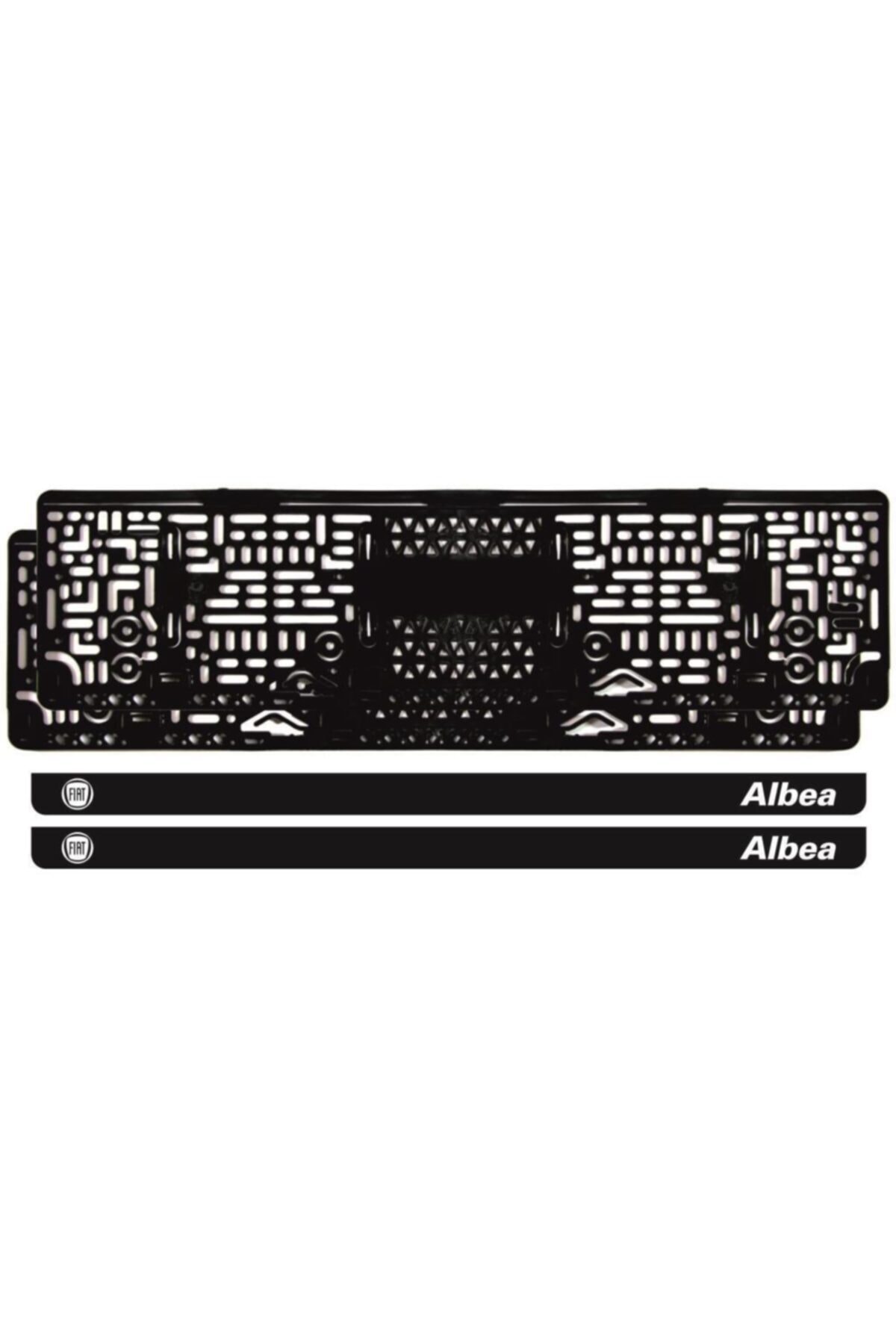 Ömr Dizayn Hediye Albea Logolu Uv Takmatik Plakalık Oto Aksesuar Tuning