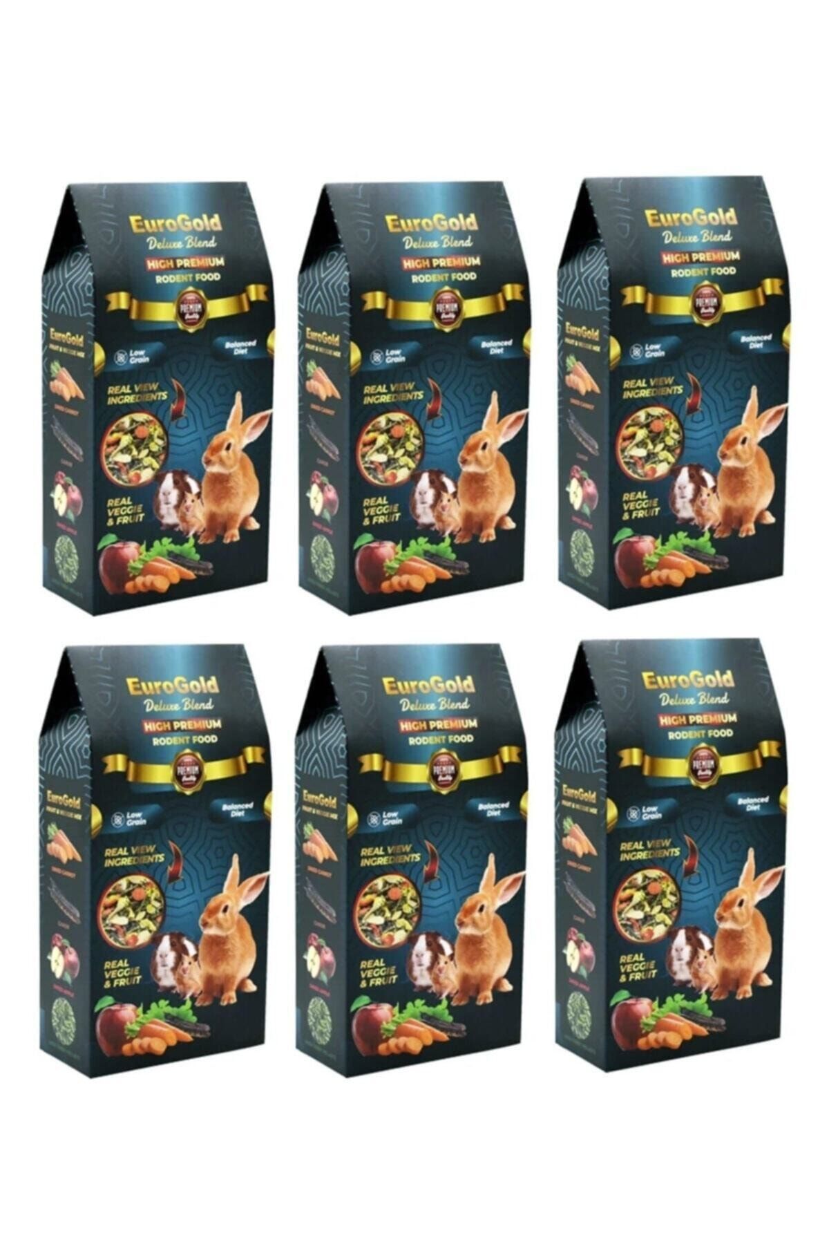 EuroGold Deluxe Kemirgen Yemi 650 Gr X 6 Adet