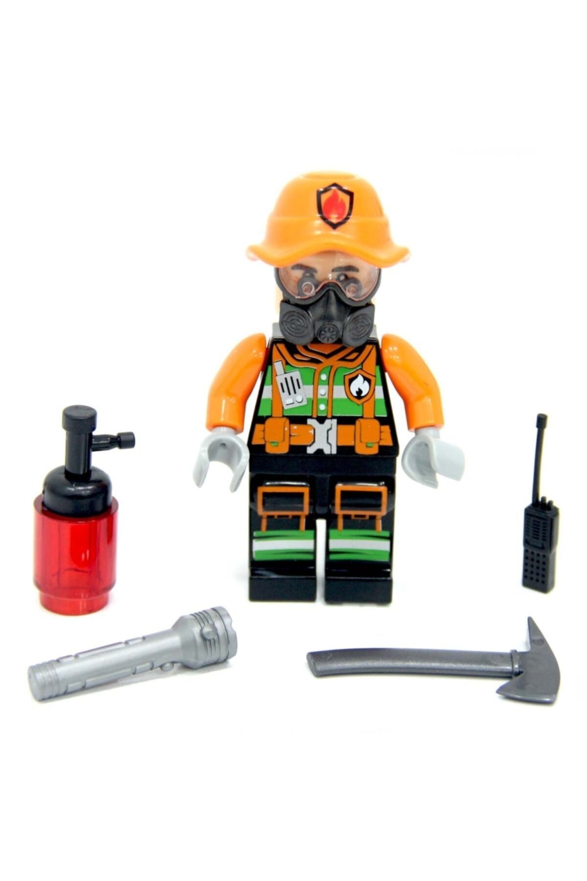 Burnis Toy Toys Aksesuarlı Itfaiye Figürü Lego Seti Fırsat