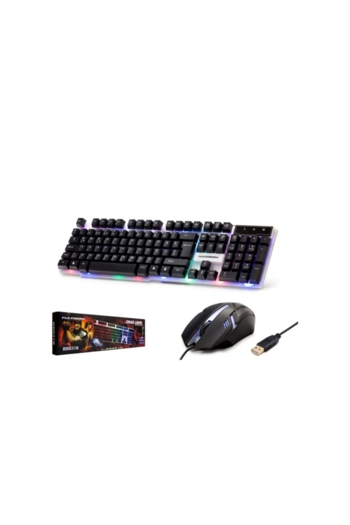 HADRON H837q Oyuncu Işıklı Klavye Mouse