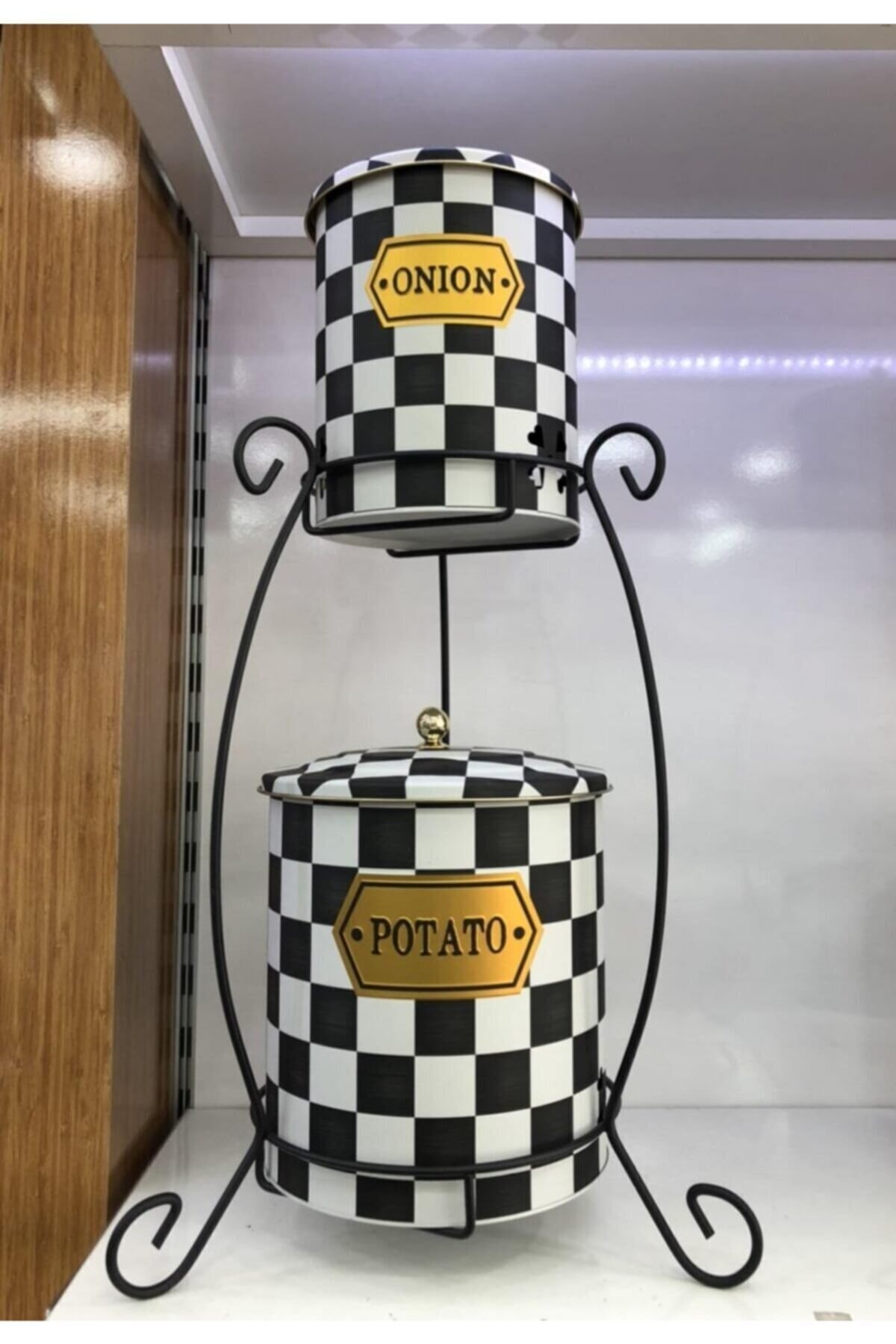 Hellomani 2 Katlı Dama Patates Soğan Sepeti