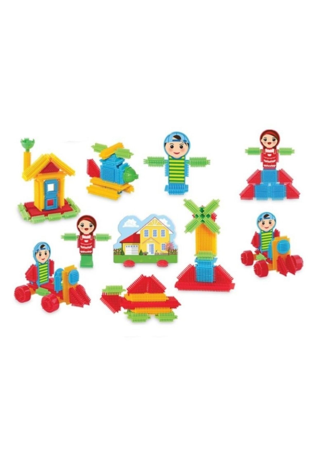 Burnis Toy Toys Dede Kaktüs Bloklar 80 Parça Fırsat