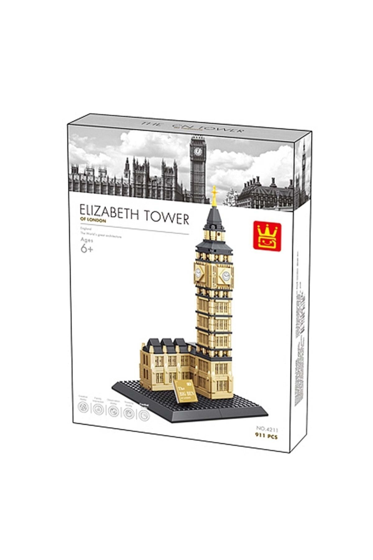 Burnis Toy Toys Wange Elizabeth Tower Saat Kulesi 891 Parça Fırsat