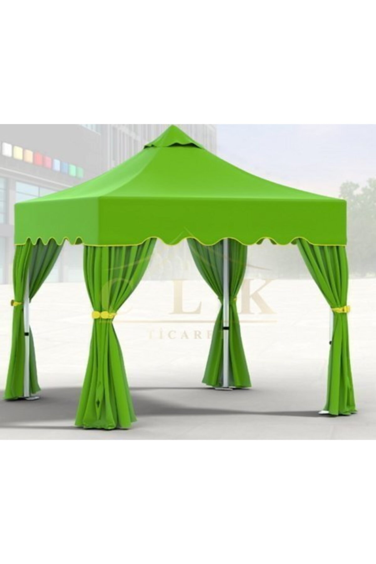 CLK Garden Clk 3x3 40 Mm Garden Katlanabilir Tente Bahçe Çadırı Açık Yeşil