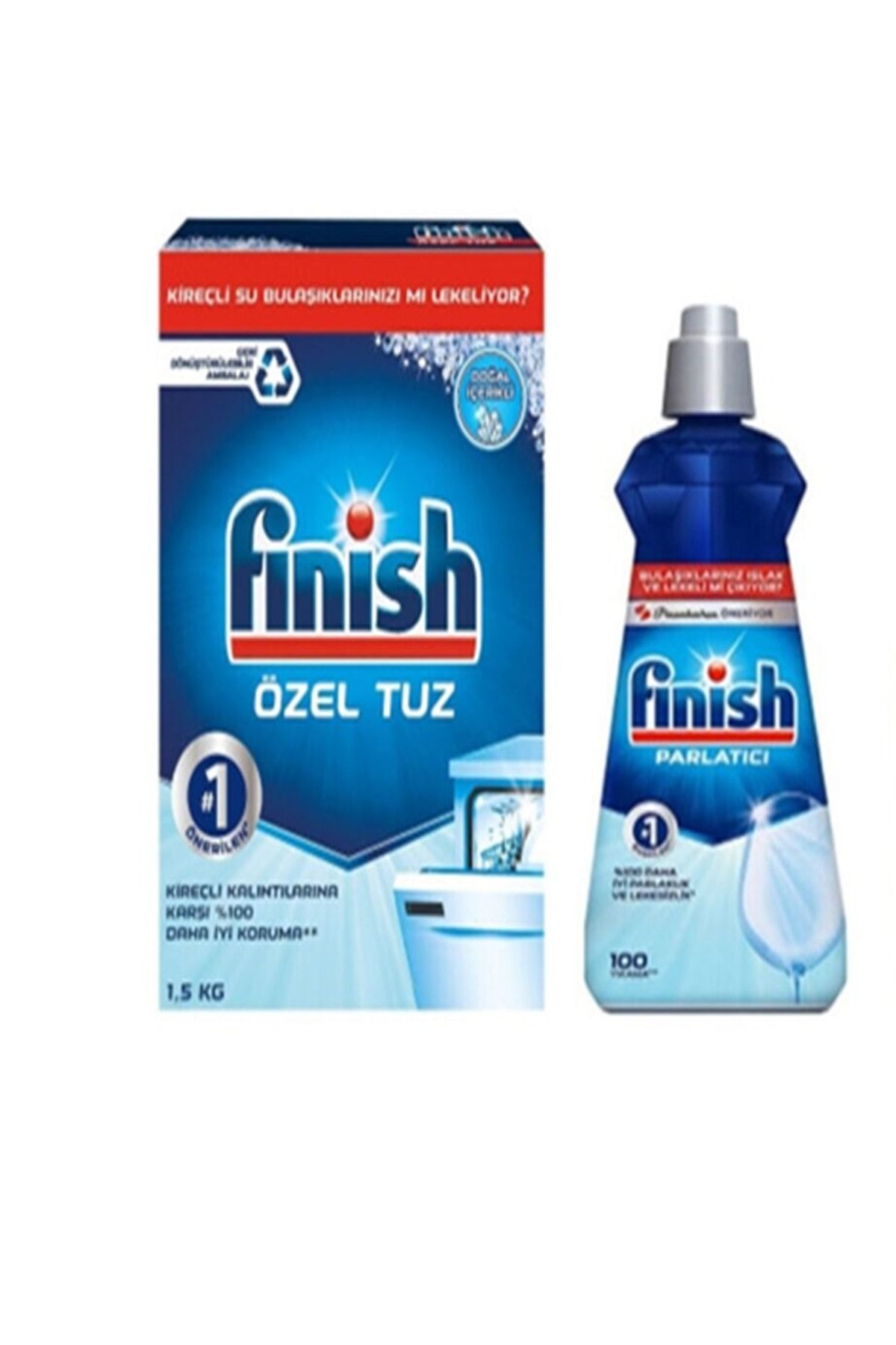 Finish Özel Tuz 1500 Gr. Ve Parlatıcı 400 Ml