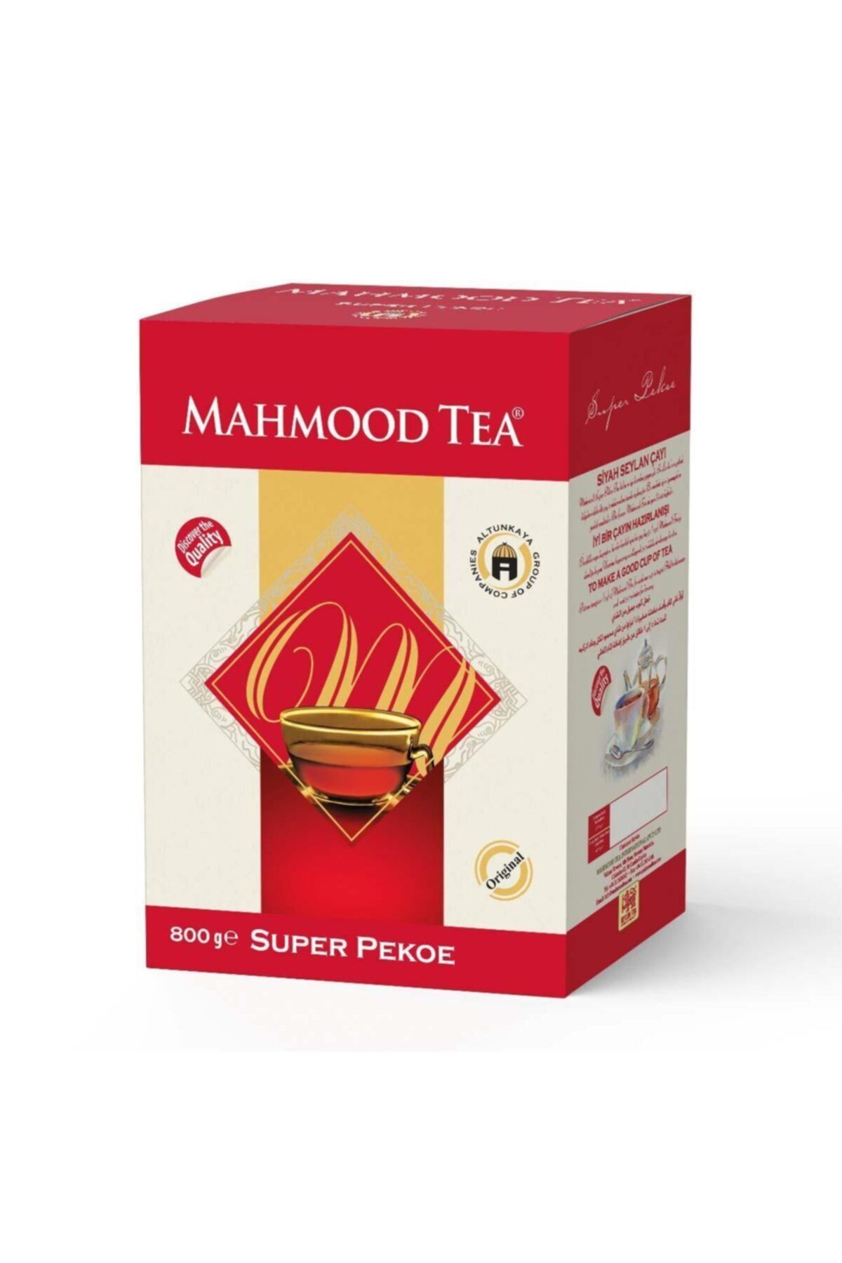 Mahmood Tea Super Pekoe Seylan Çay 800 gr