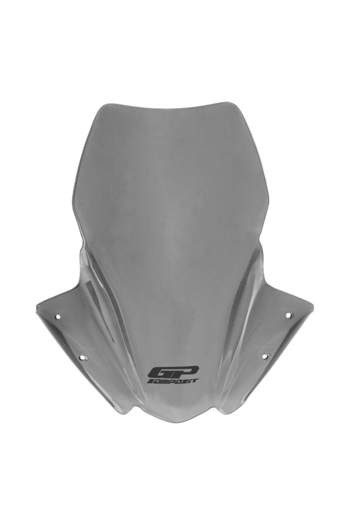 GP KOMPOZİT Triumph Street Triple 2017-2018 Uyumlu Ön Cam Füme 44 Cm